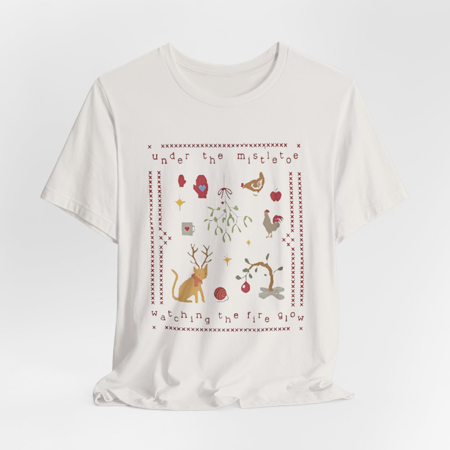 Under the Mistletoe - Unisex Jersey Short Sleeve Tee