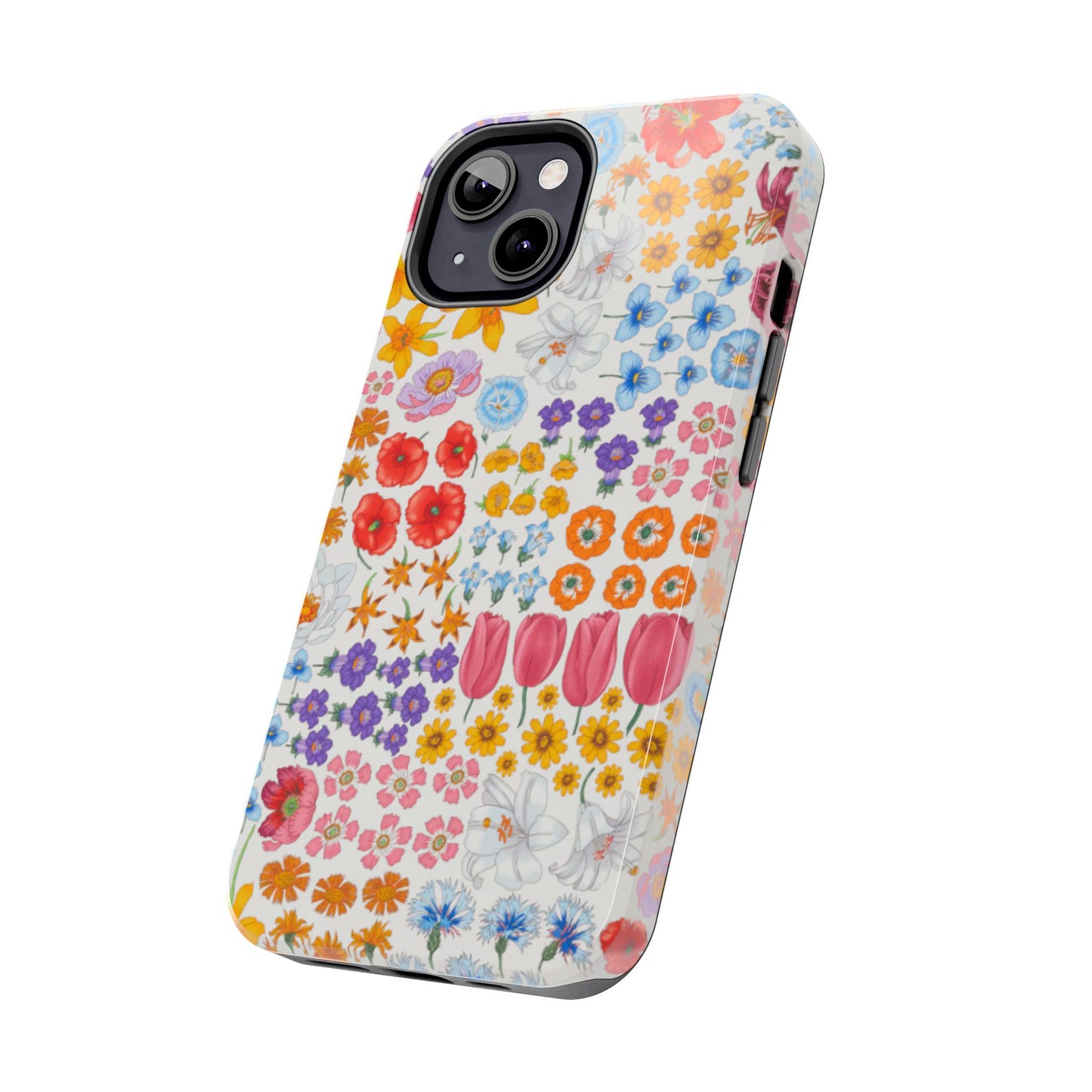Vibrant Floral Tough Phone Case "Flora"- Durable Protection for Your Device
