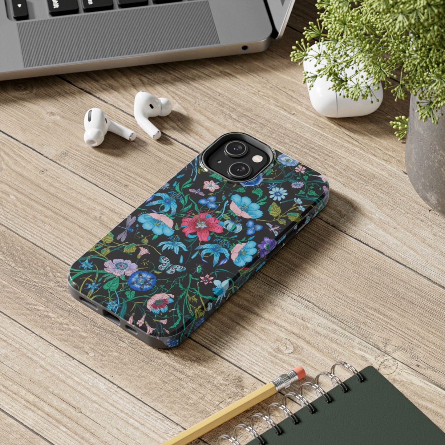 Vibrant Floral Tough Phone Case - Stylish and Durable Protection