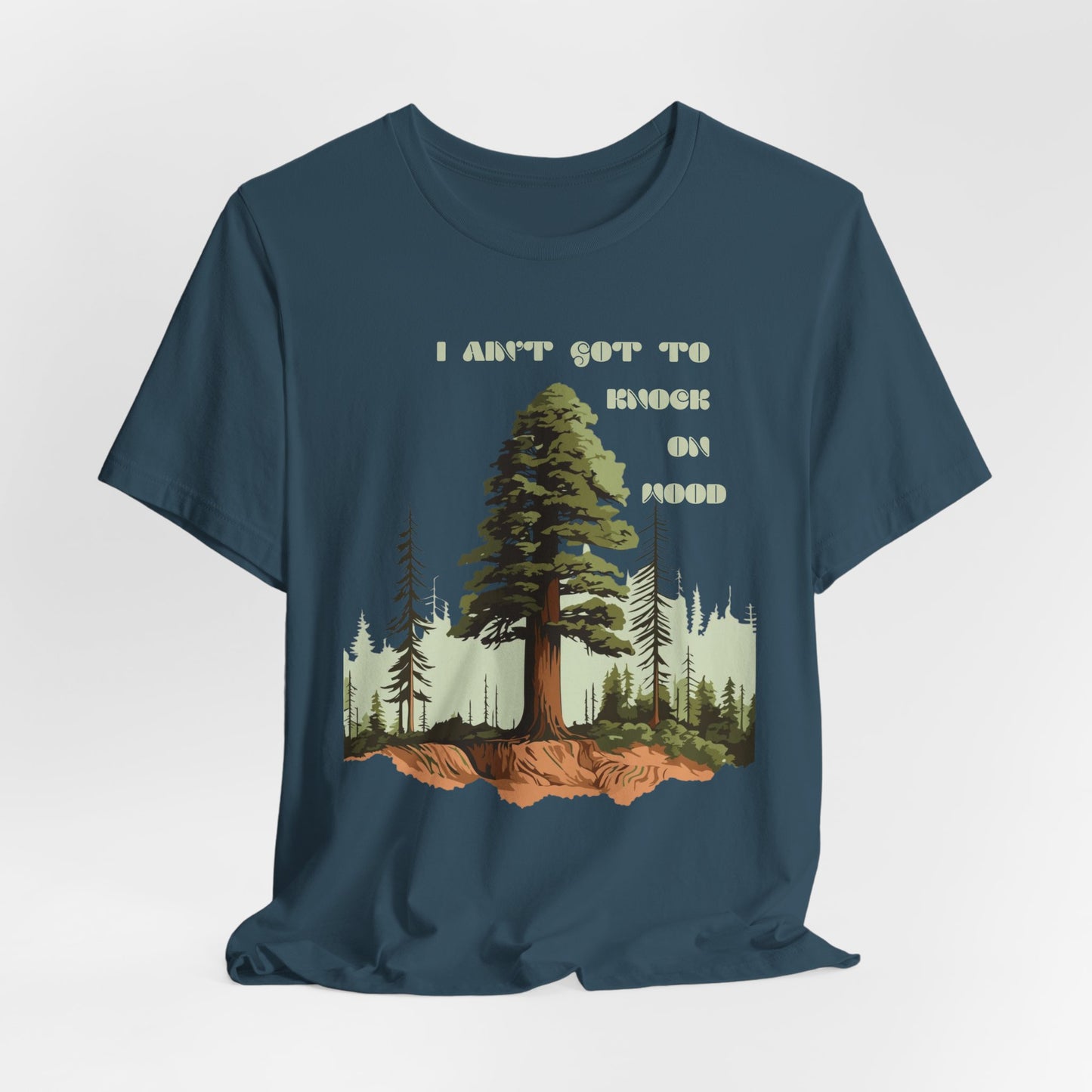 Nature-Themed Unisex Jersey Tee - "I Ain't Got to Knock on Wood" | Outdoor Lovers, Eco-Friendly Gift, Camp Vibes, Adventure Wear, Gift [...]