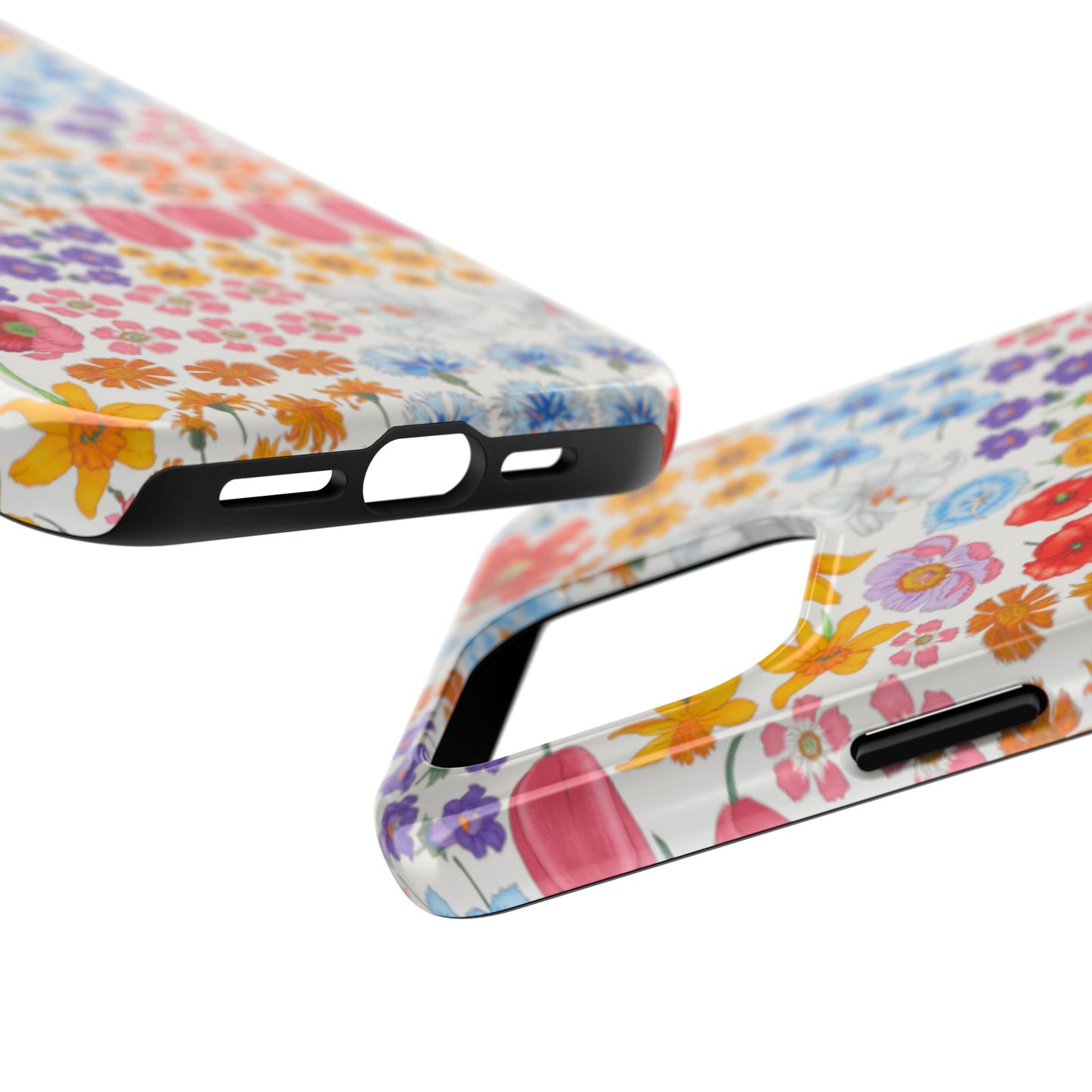 Vibrant Floral Tough Phone Case "Flora"- Durable Protection for Your Device