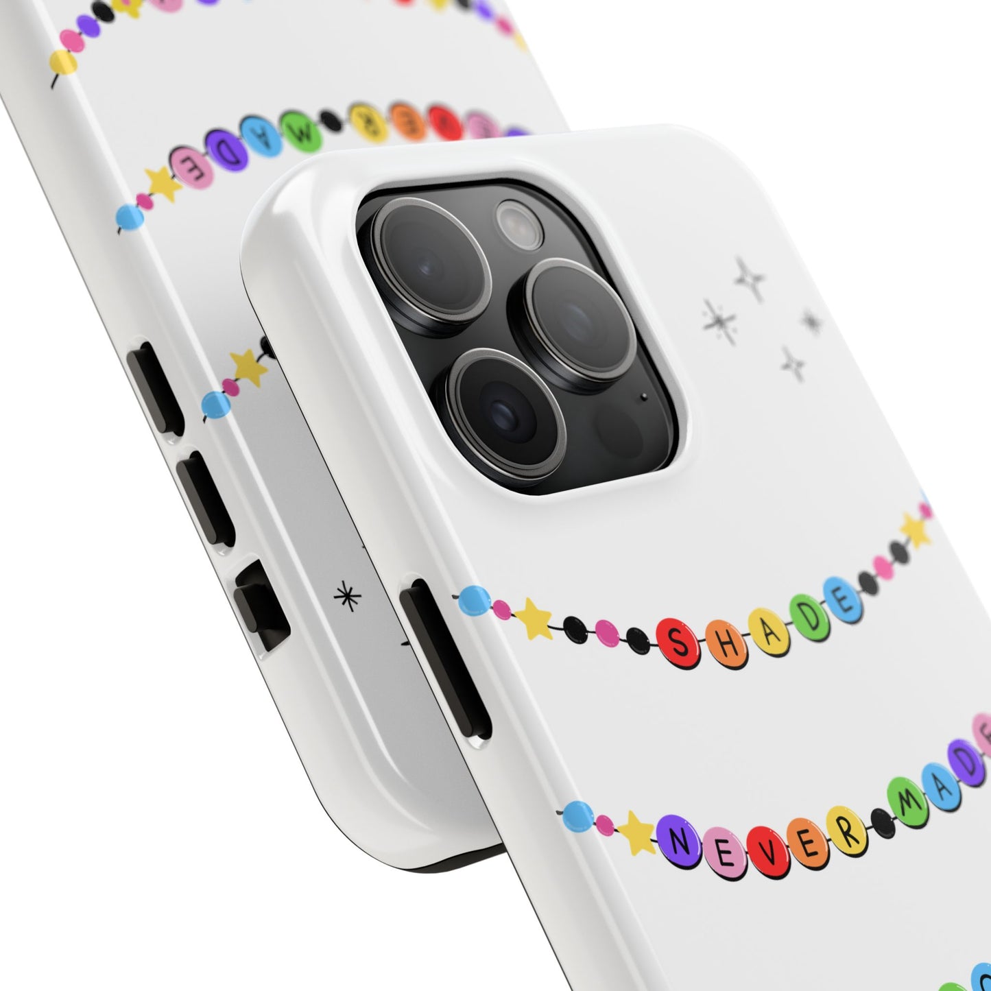 Shade Never Made Anybody Less Gay - Friendship Bracelet Pride - Colorful Statement Phone Cases for Trendsetters, Cute Phone Accessories, Gift for Friends, Rainbow Aesthetic, Vibrant Protective Cases