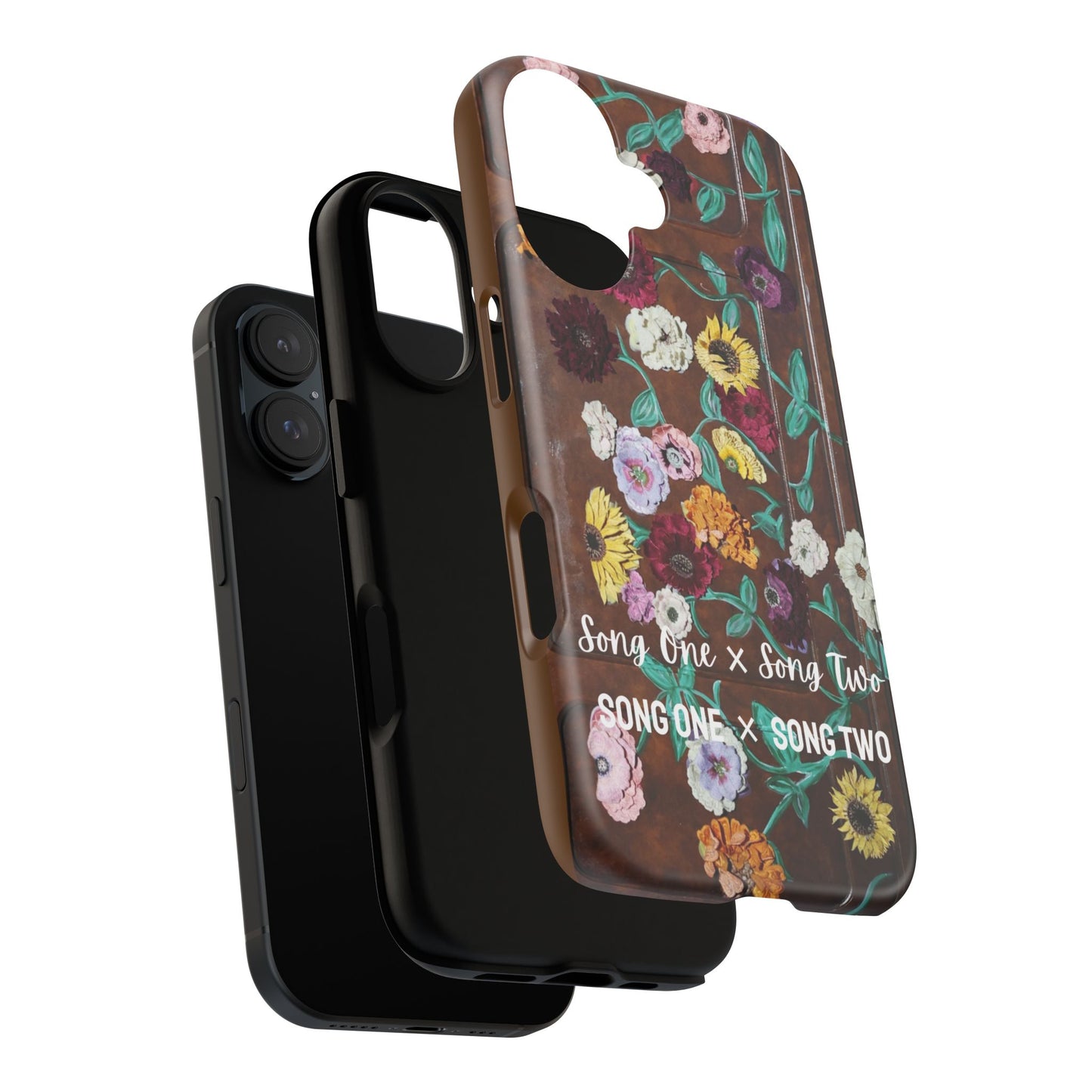 CUSTOMIZABLE with Surprise Song Titles - Surprise Song Floral Piano - Tough Cases