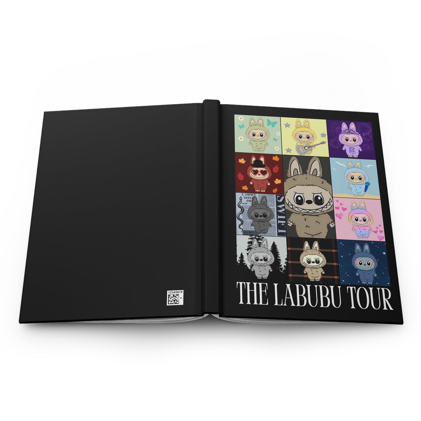 Cute Character Era Hardcover Journal for Creatives, Gift for Kids & Teens, Sketchbook, Writing Diary, Travel Journal