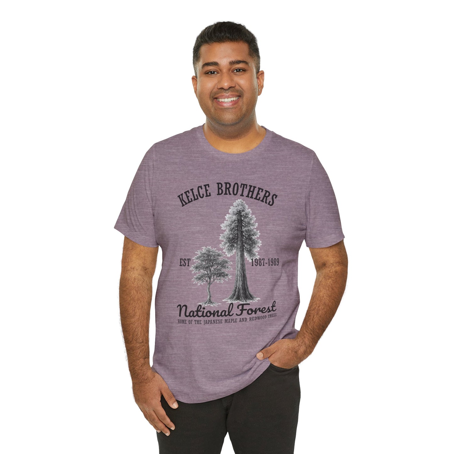 Kelce Brothers National Forest Tee - Unisex Jersey Short Sleeve T-Shirt