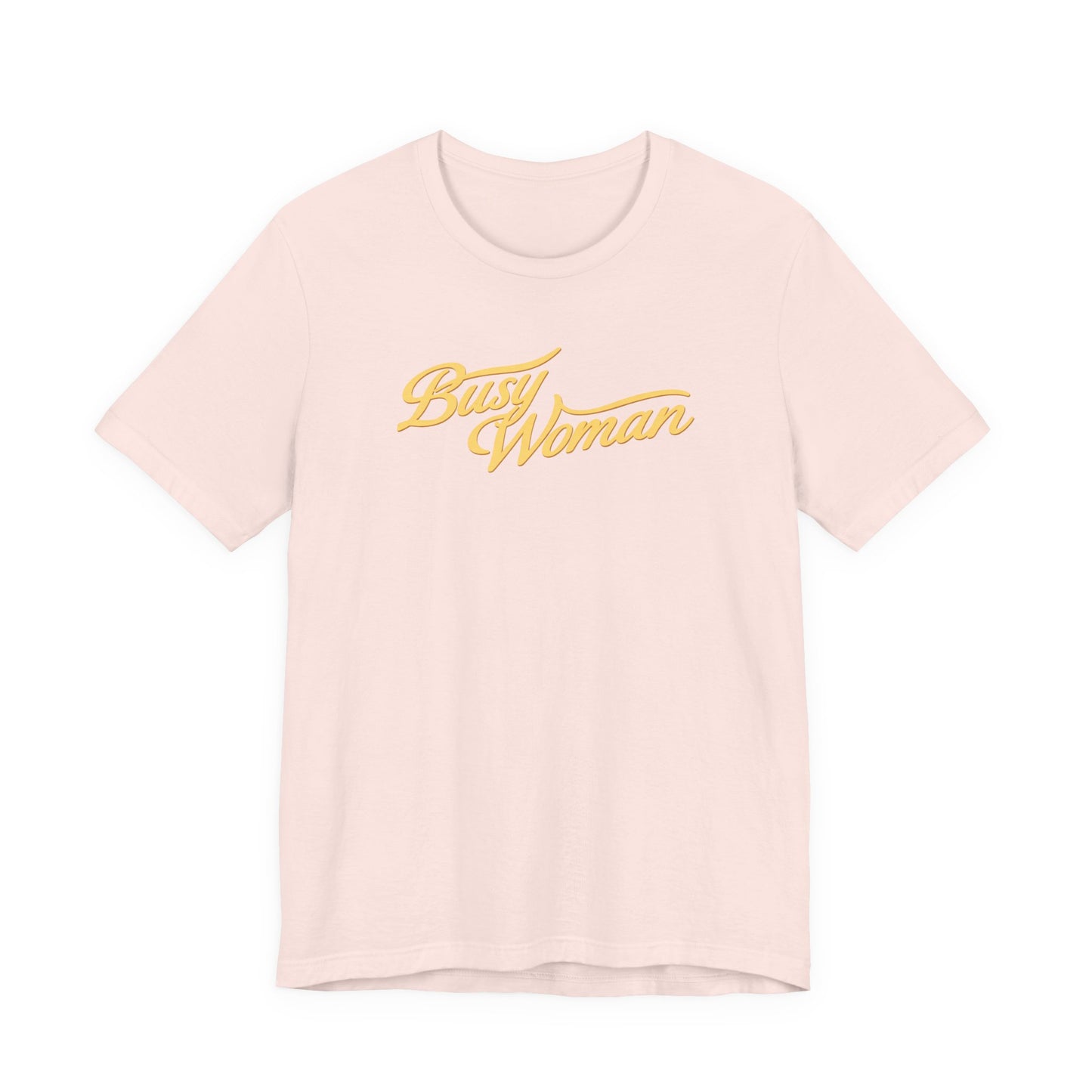 Busy Woman Tee – Retro Script Graphic T-Shirt