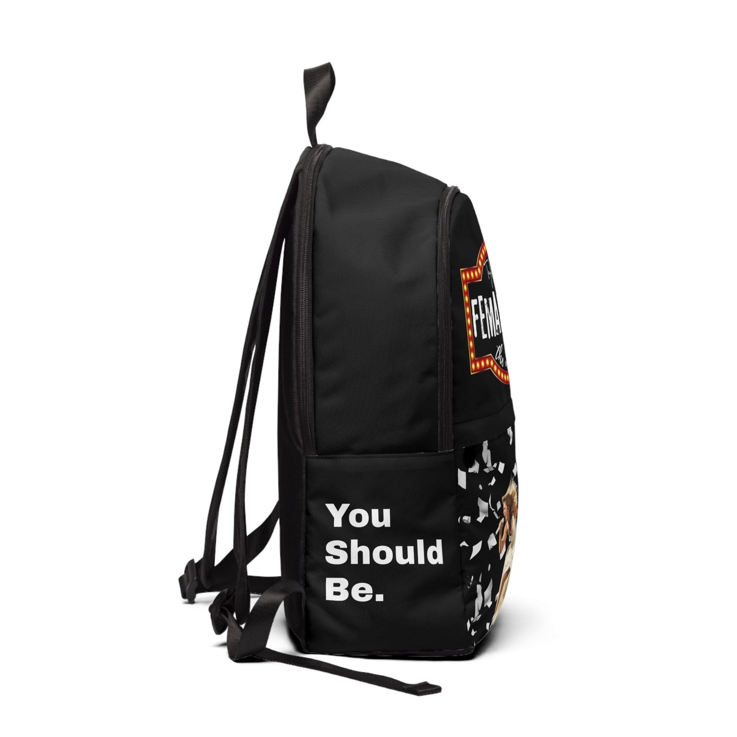 Female Rage- Unisex Fabric Backpack
