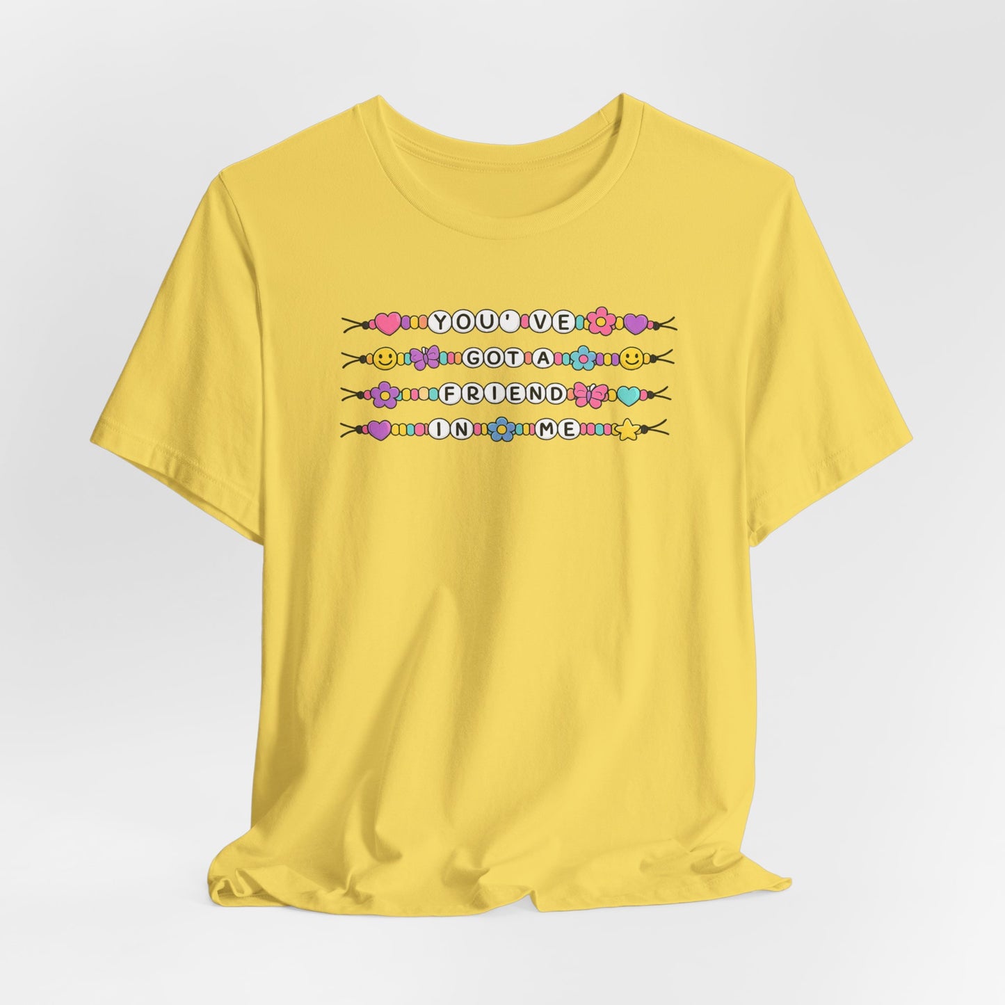 Friendship Bracelet Tee — "You've Got a Friend in Me" Graphic T-Shirt