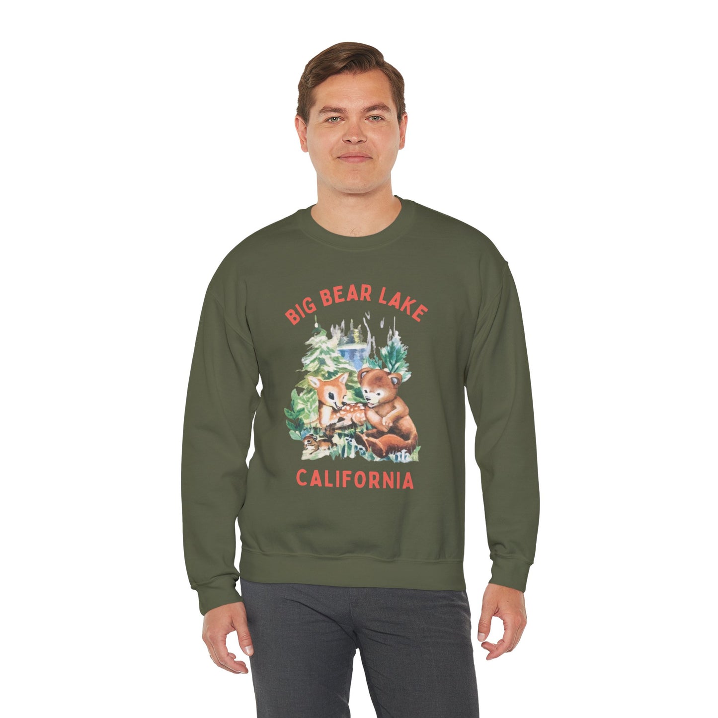 Big Bear Lake Unisex Heavy Blend™ Crewneck Sweatshirt