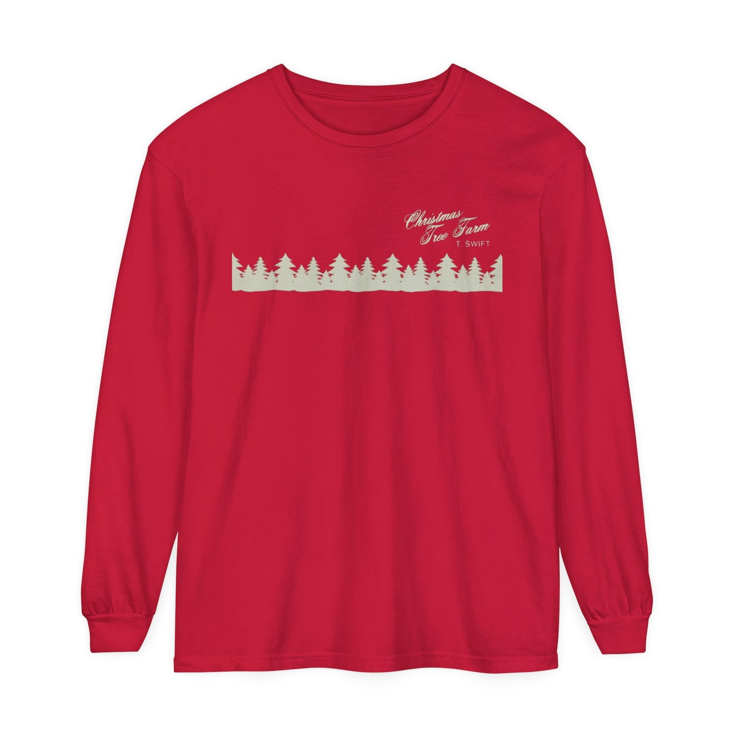 tree farm Unisex Comfort Colors Long Sleeve T-Shirt