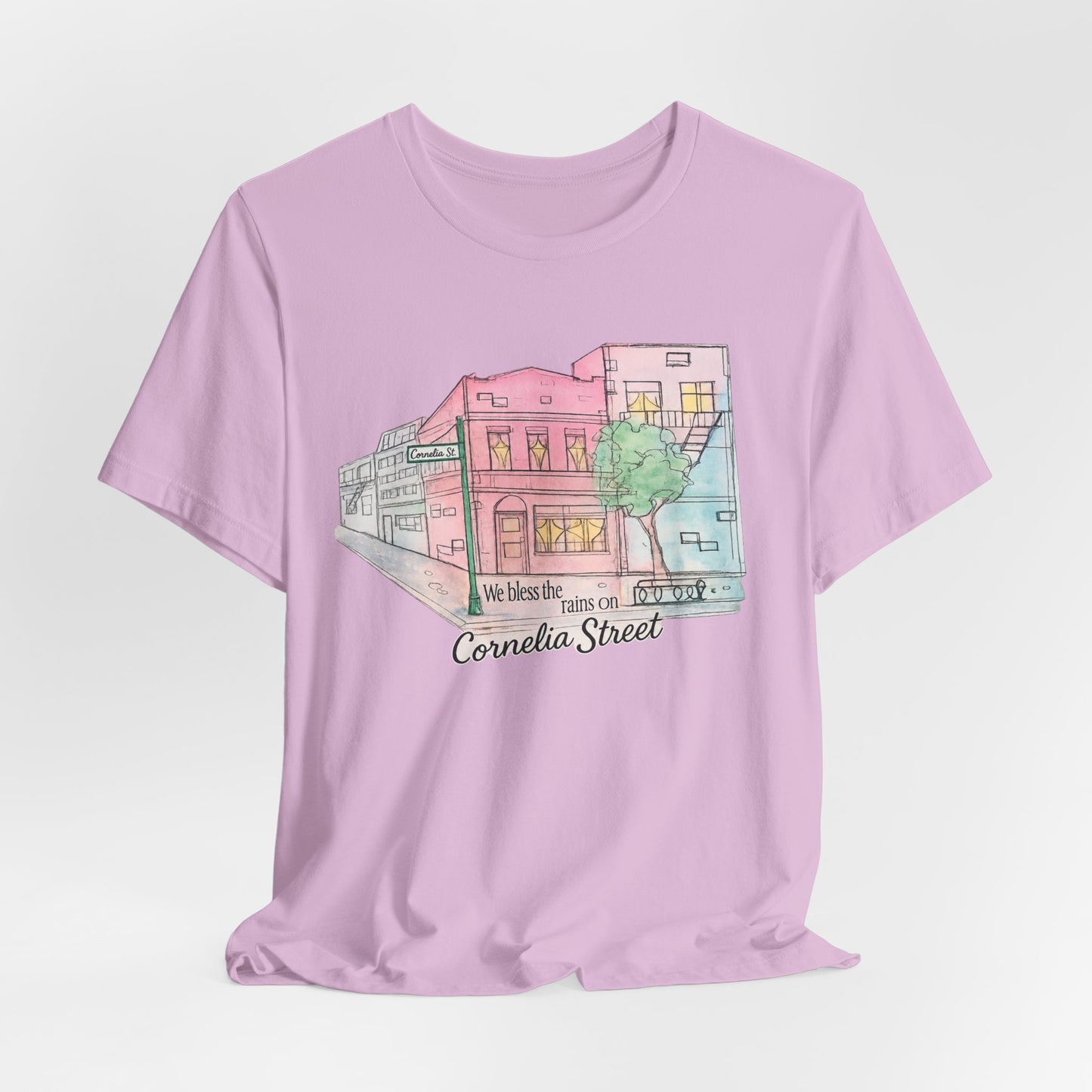 Cornelia Street Illustration Solid Tee