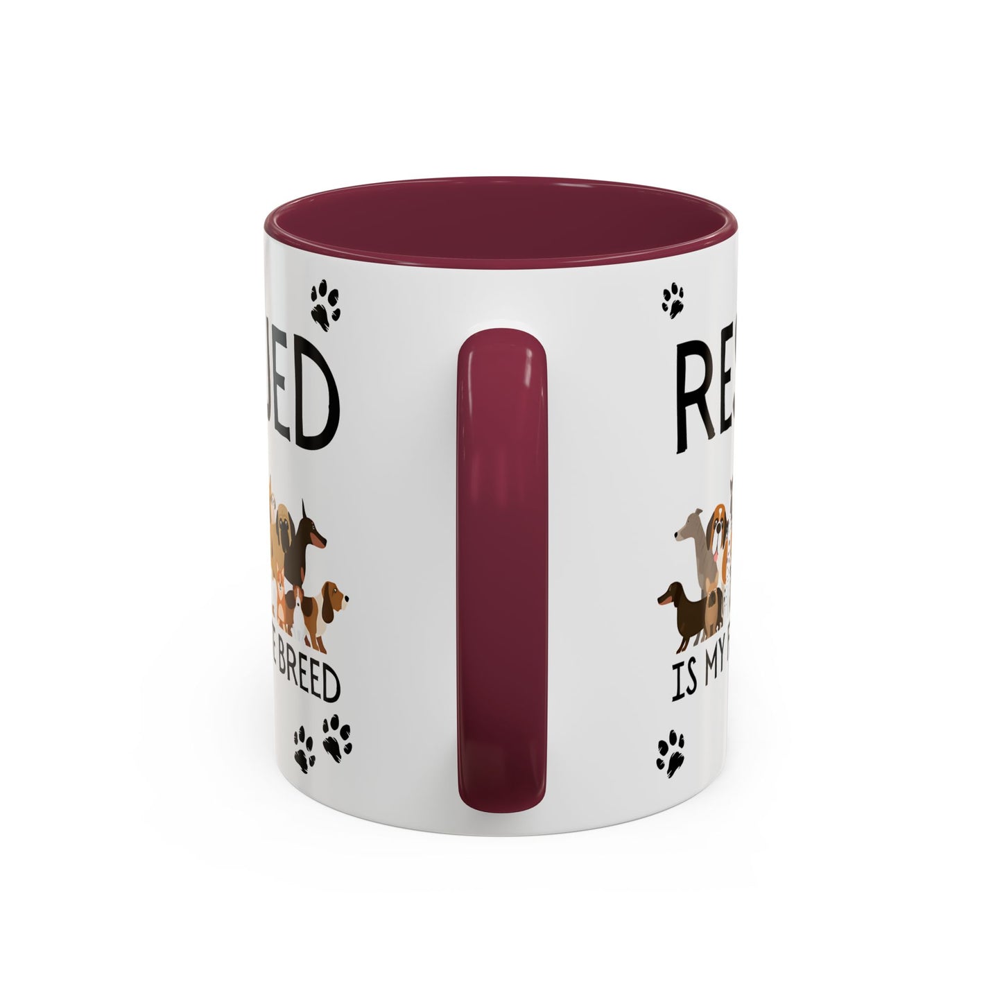 Colorful Dog Rescue Mugs - Perfect for Pet Lovers, Gift for Animal Advocates, 11oz