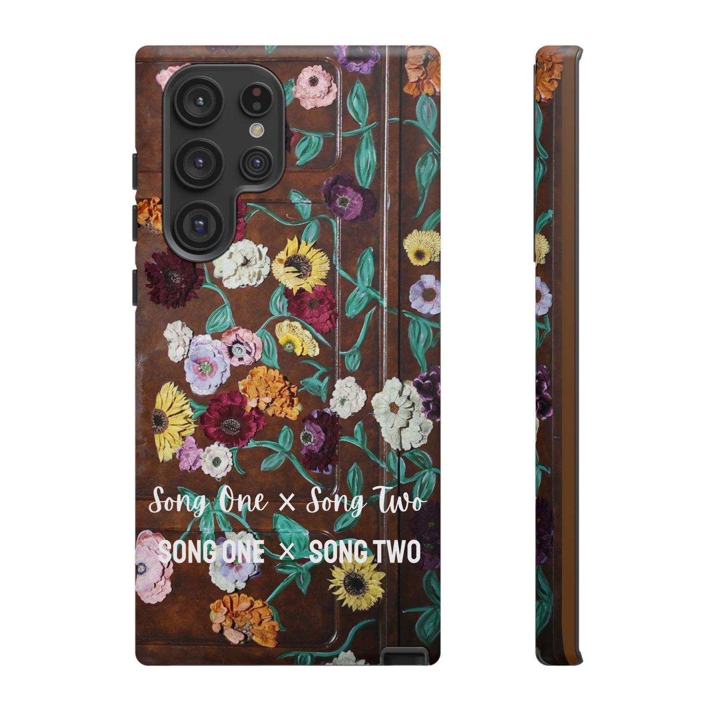 CUSTOMIZABLE with Surprise Song Titles - Surprise Song Floral Piano - Tough Cases