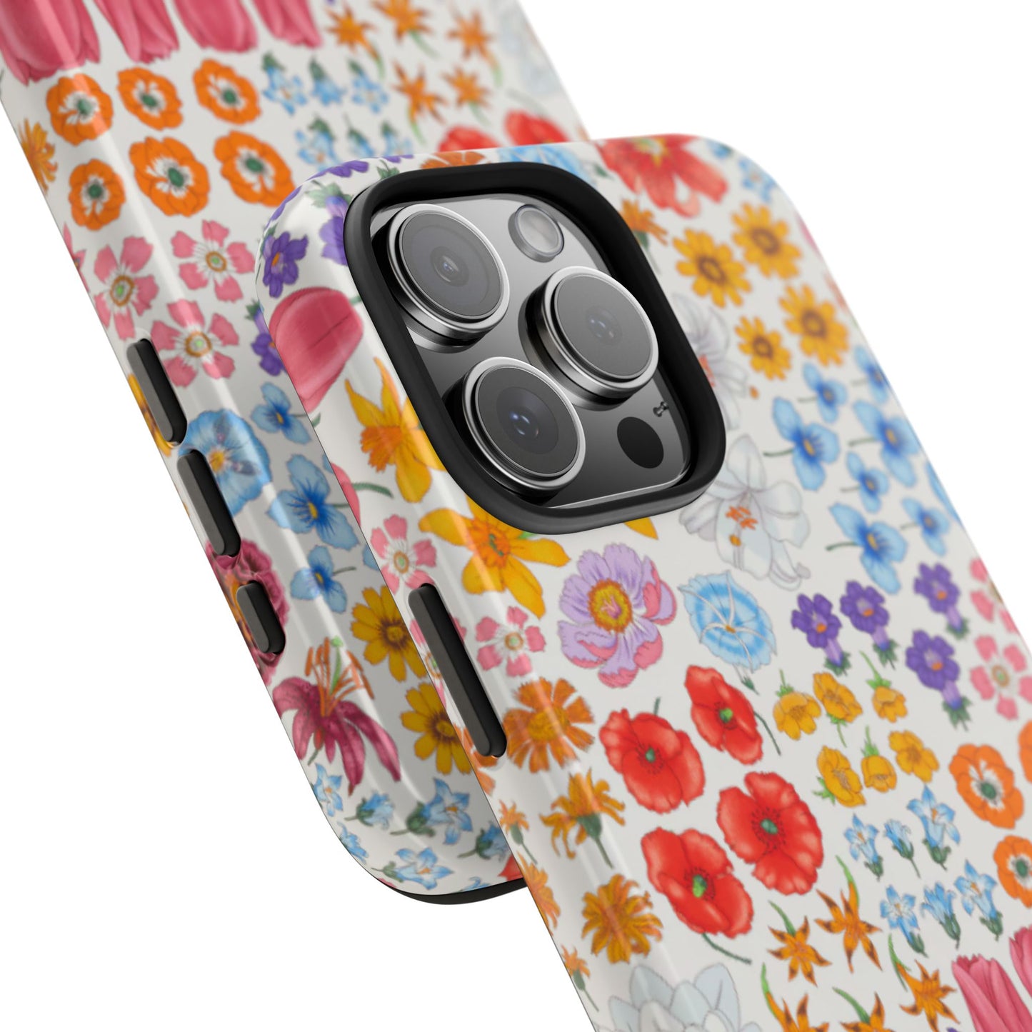 Vibrant Floral Tough Phone Case "Flora"- Durable Protection for Your Device