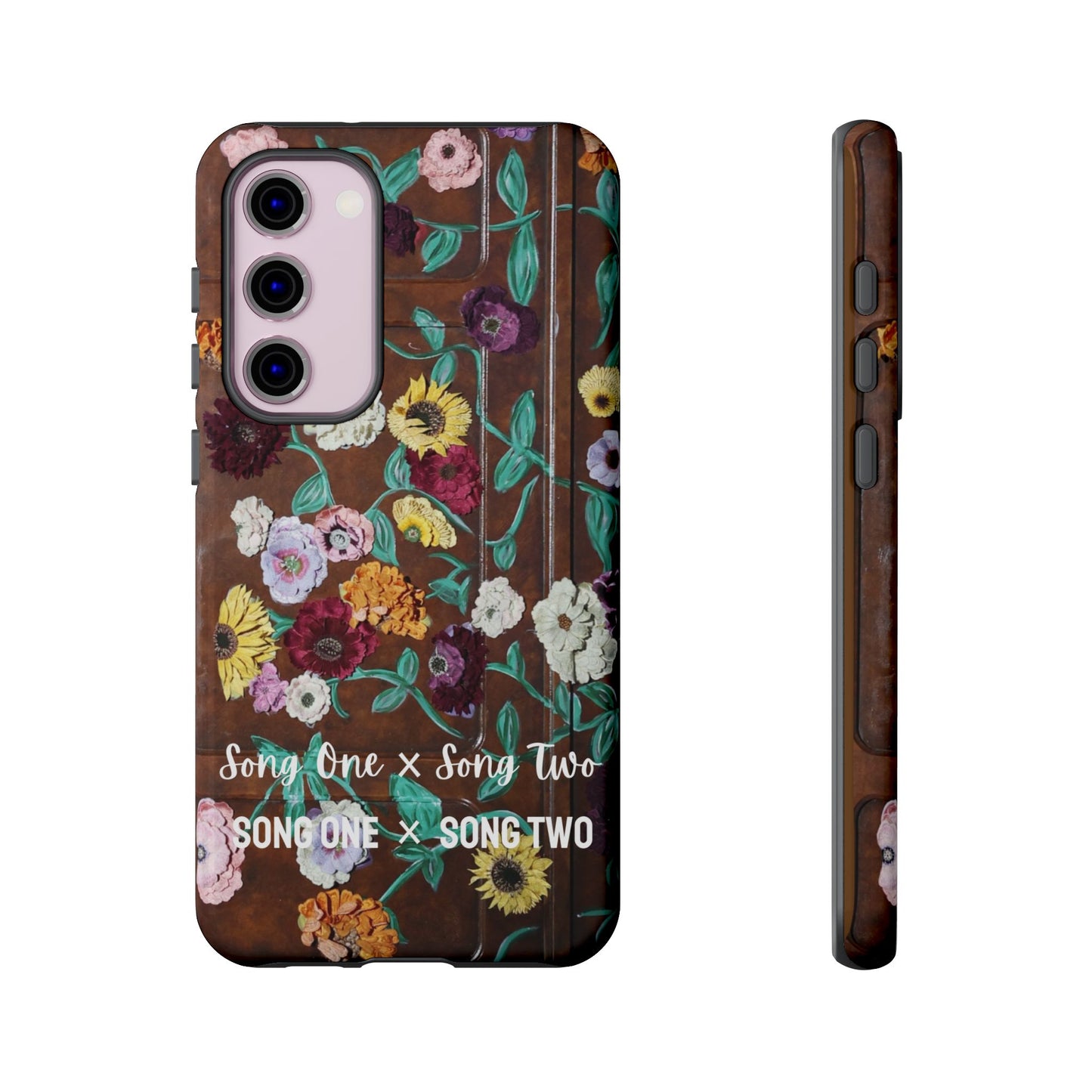 CUSTOMIZABLE with Surprise Song Titles - Surprise Song Floral Piano - Tough Cases