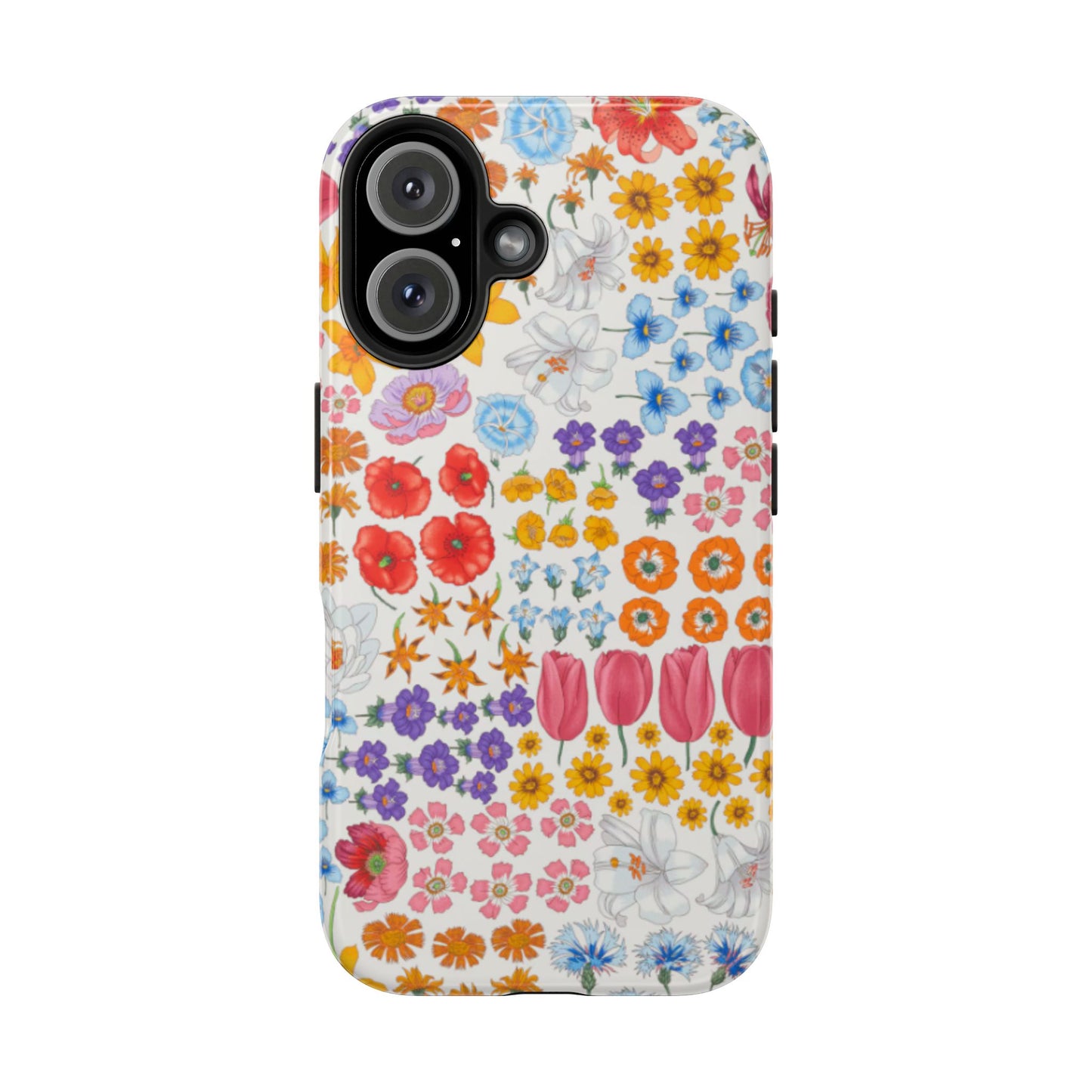 Vibrant Floral Tough Phone Case "Flora"- Durable Protection for Your Device