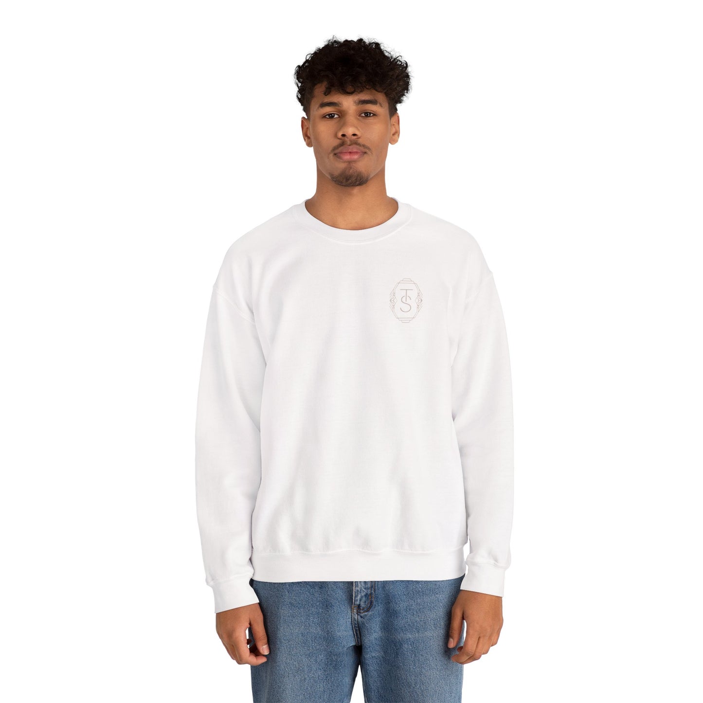 Initials Emblem Crewneck Sweatshirt