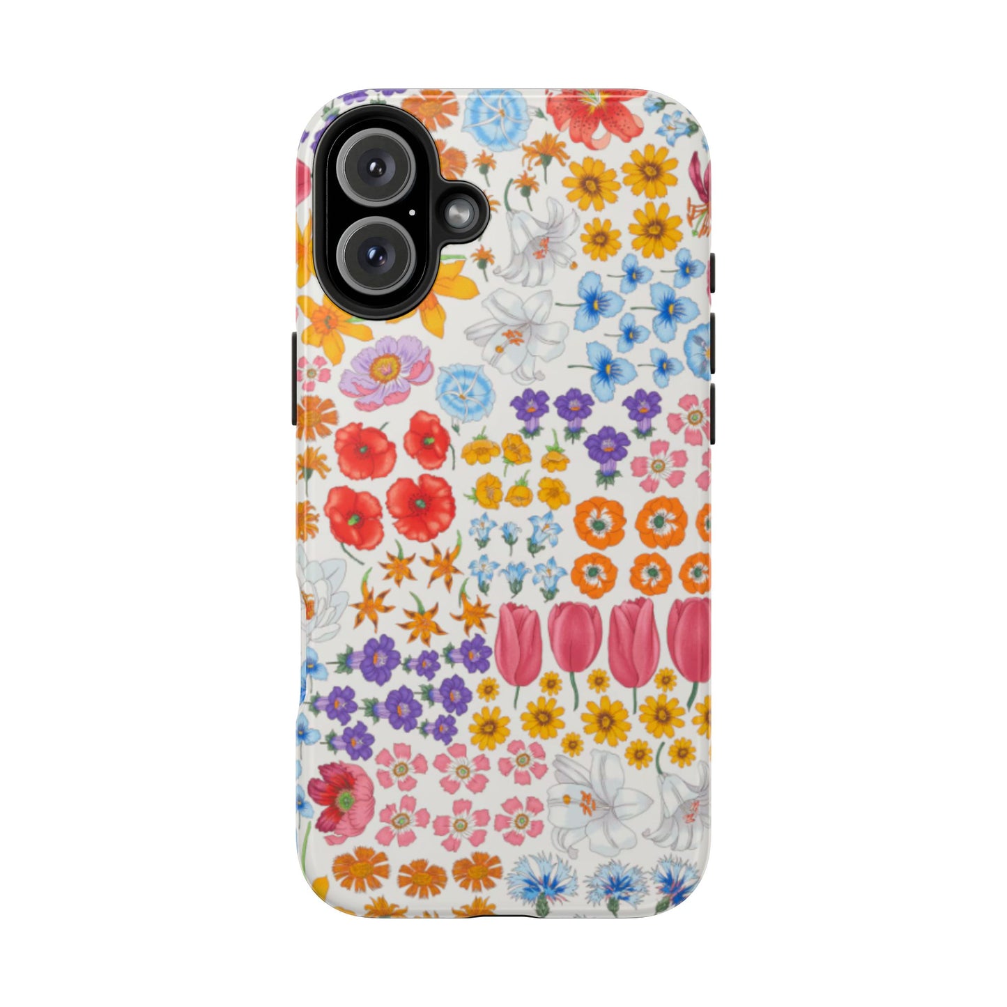 Vibrant Floral Tough Phone Case "Flora"- Durable Protection for Your Device