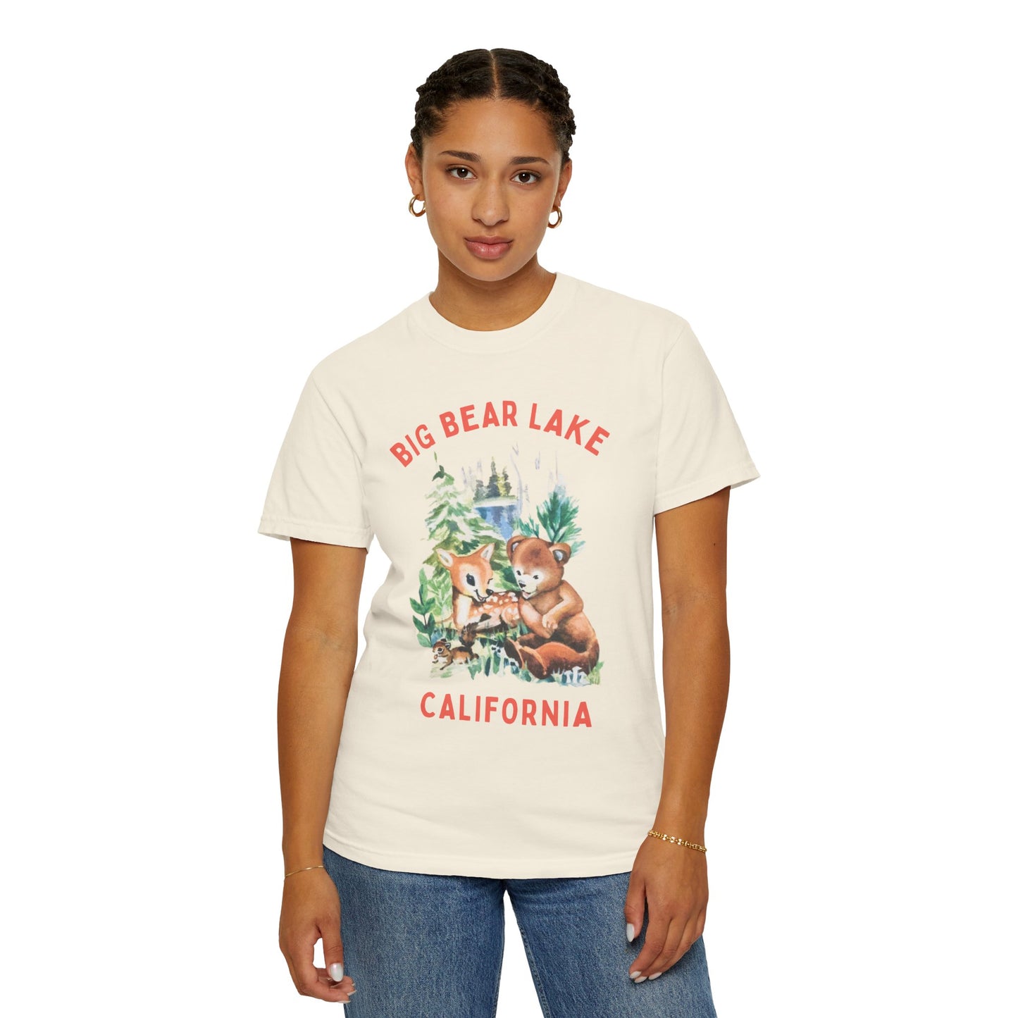 Big Bear Lake Unisex Garment-Dyed T-shirt