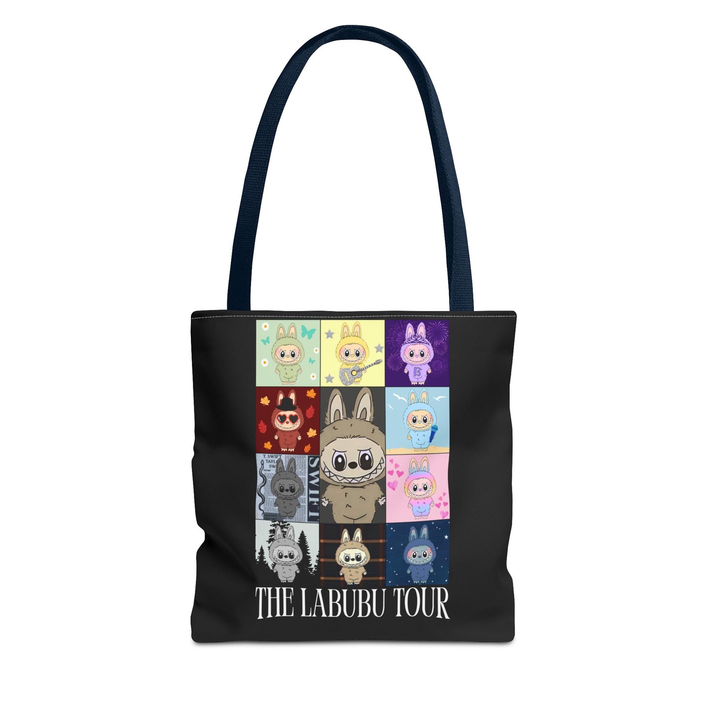 Cute Character Tour Tote Bag | Swiftie Gift | Cartoon Style, Anime Accessories, Gift for Kids, Everyday Use, Eco-Friendly Shopping