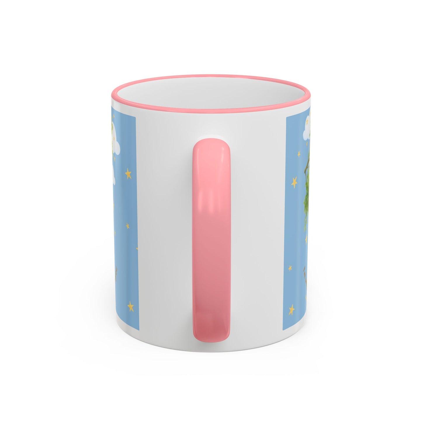 I'm only me when I'm with you Mug — Whimsical Tree, Stars & Clouds Accent Rim
