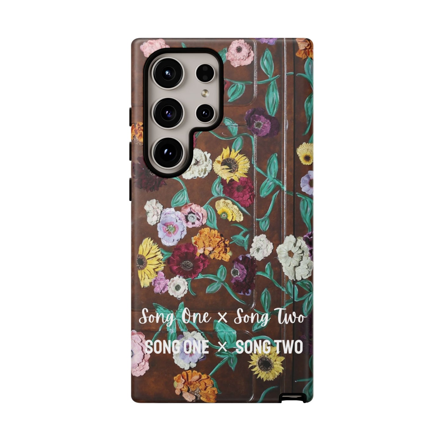 CUSTOMIZABLE with Surprise Song Titles - Surprise Song Floral Piano - Tough Cases