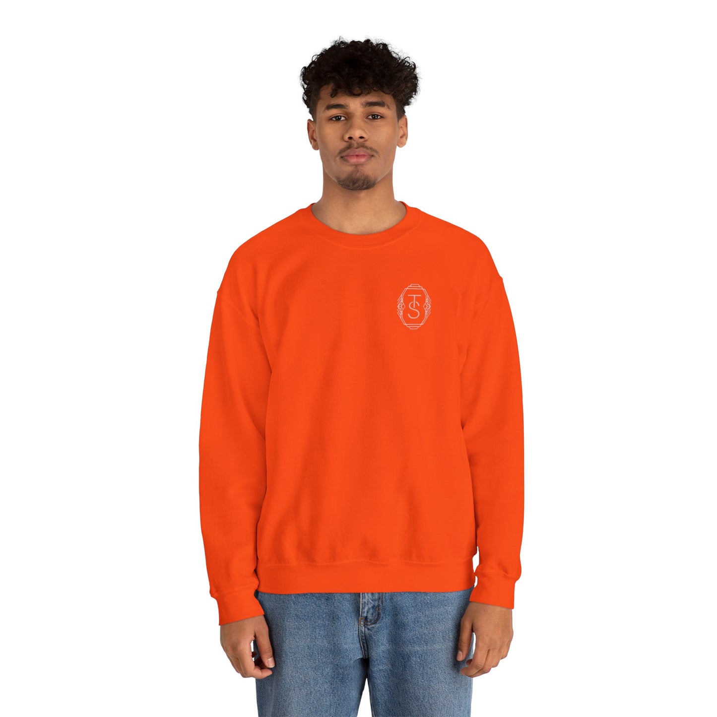 Initials Emblem Crewneck Sweatshirt