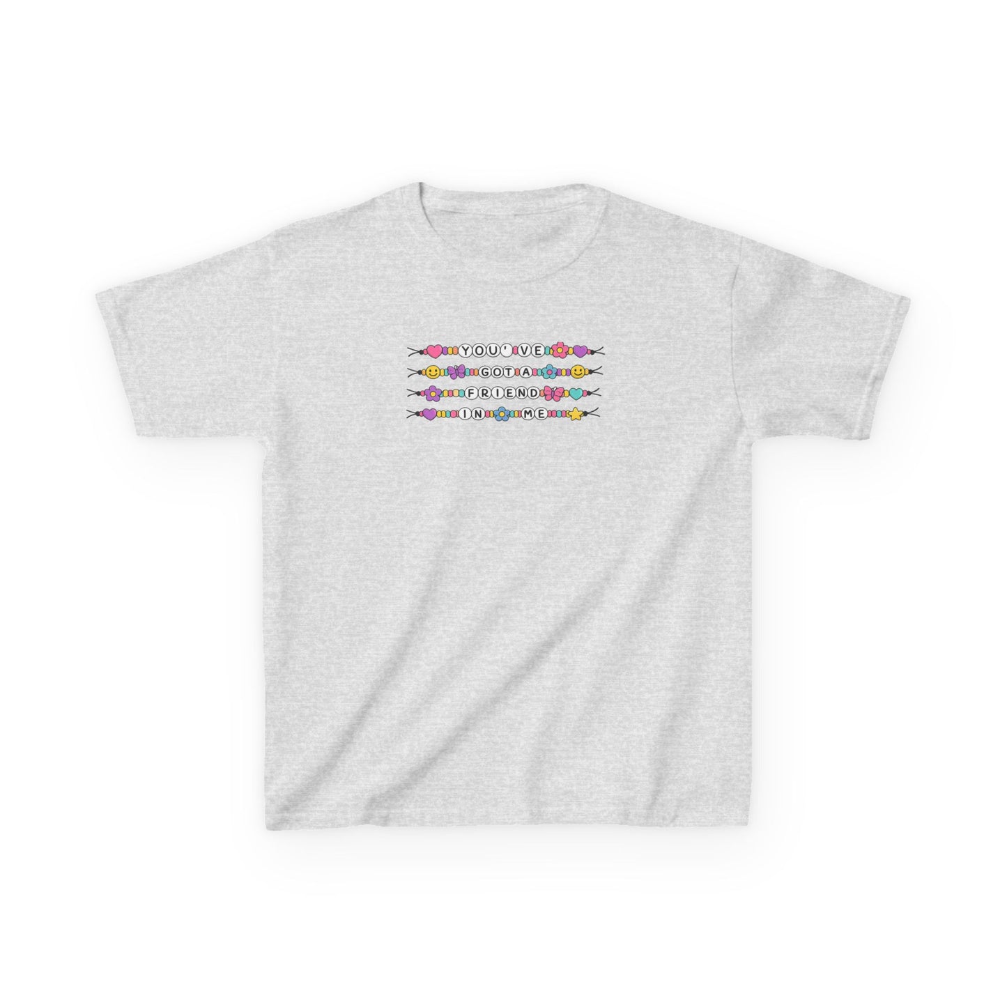 Kids Tee — Colorful Friendship Bracelet Toy Themed