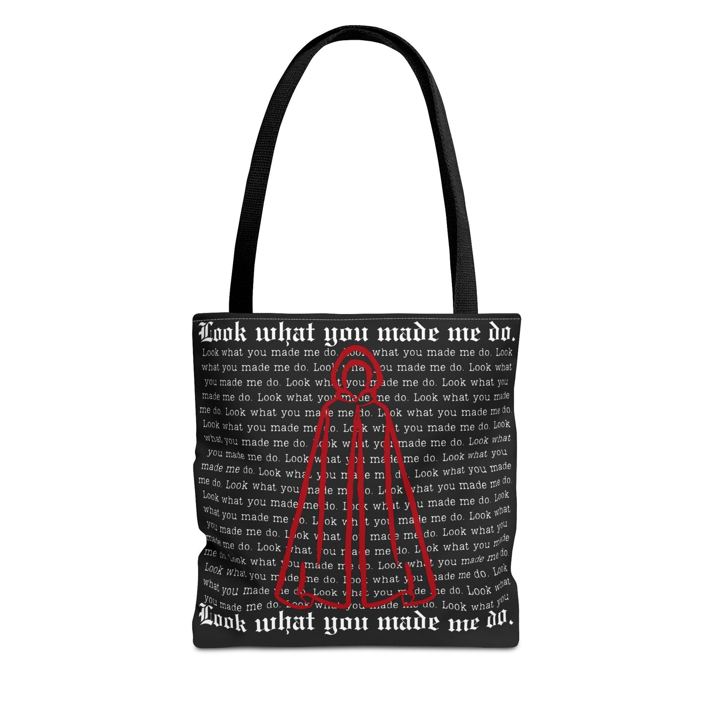 Stylish Tote Bag with 'Look What You Made Me Do' Handmaid's Design | Reusable Shopping Bag, Gift for Music Lovers, Casual Bag, Trendy Accessory