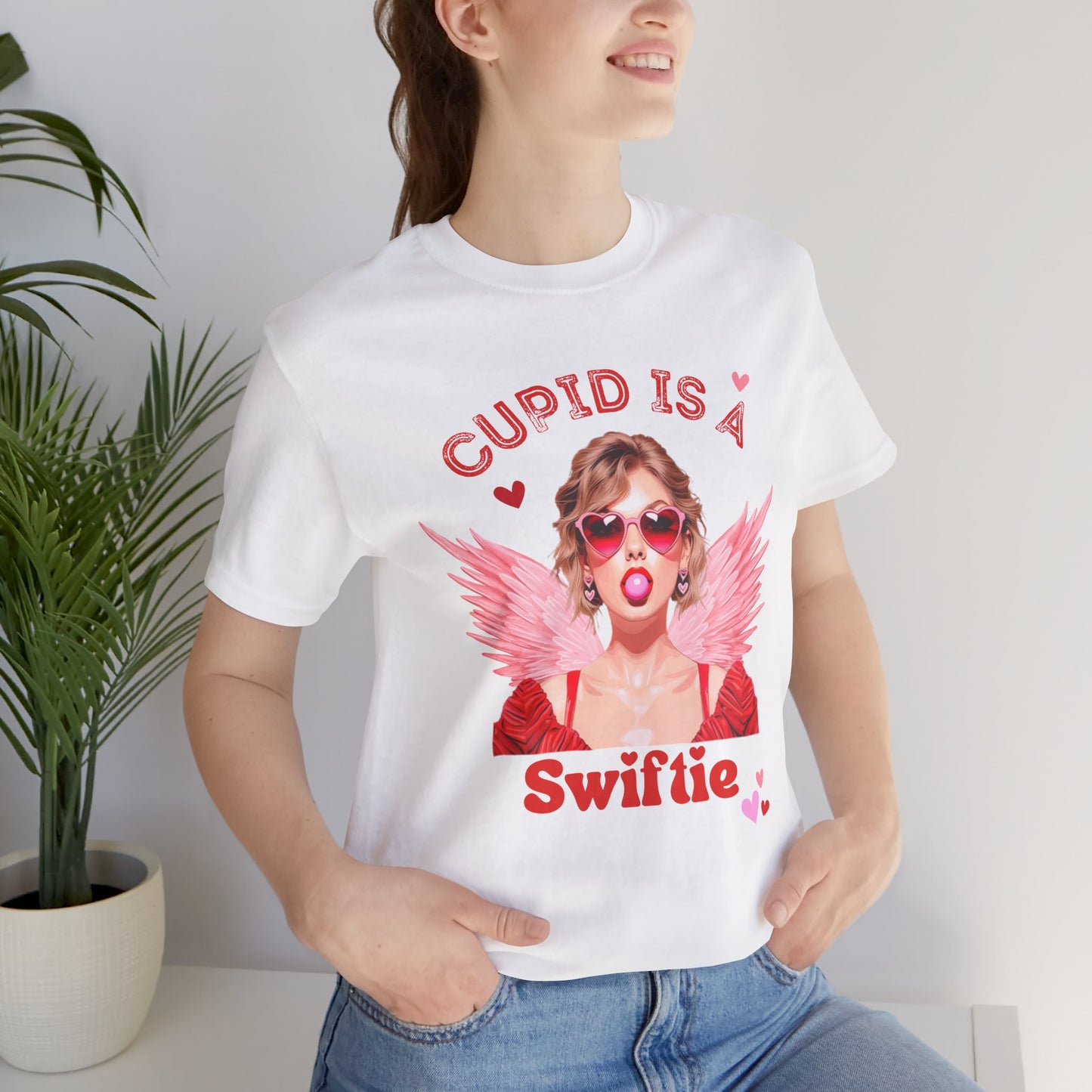 Cupid is a Swiftie - Unisex Jersey Short Sleeve Tee