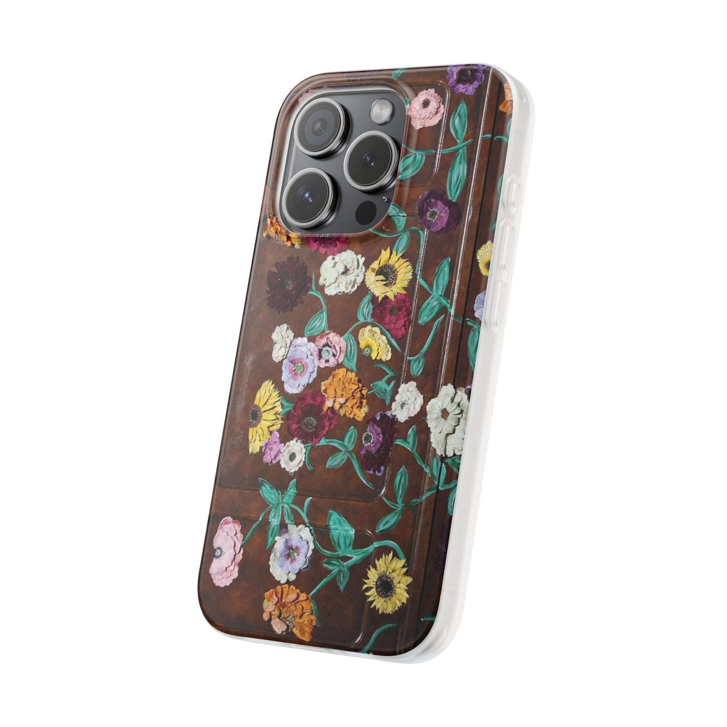 Surprise Song Flower Piano Phone Flexi Cases