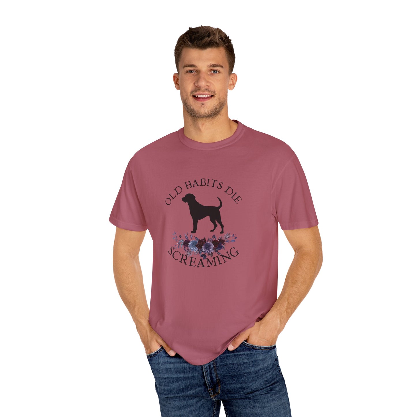 The Black Dog - Old Habits Die Screaming - Comfort Colors Unisex T-shirt