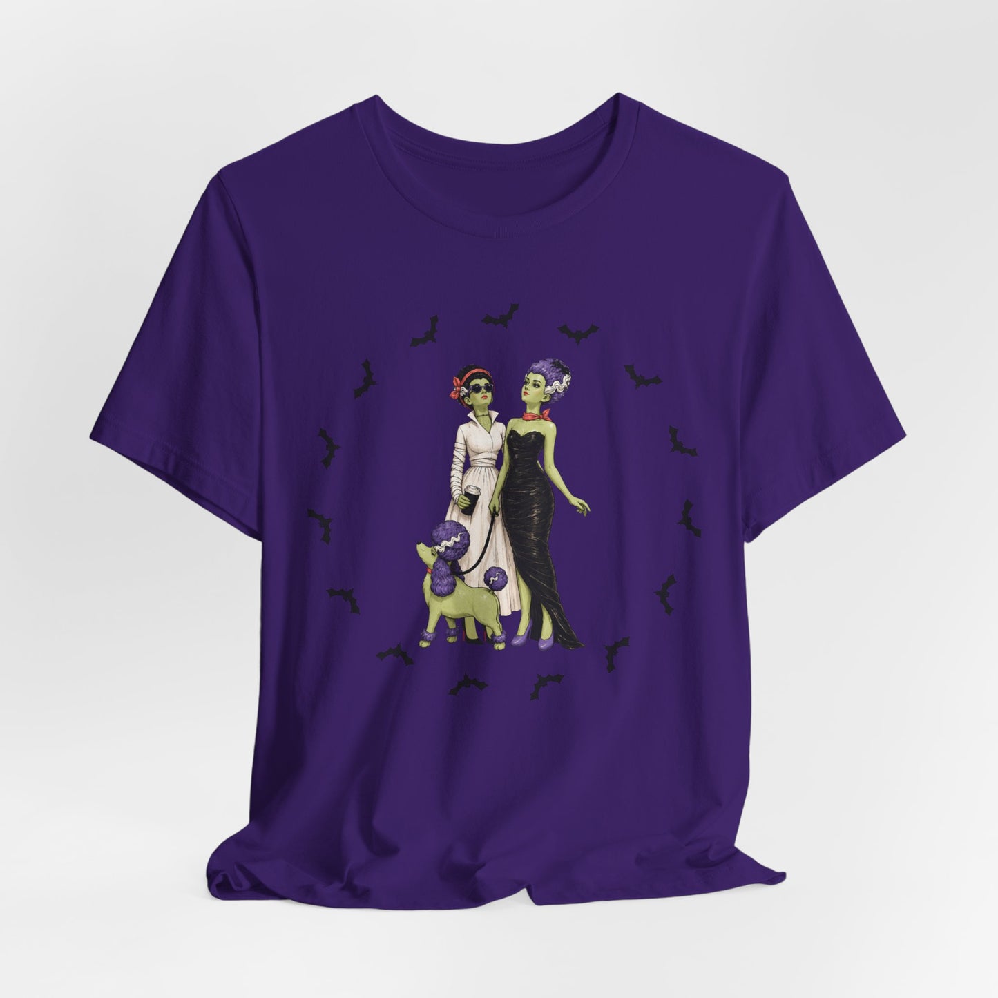 Monster Brides - Gothic Dog Walk Tee — Lesbian Couple Shirt