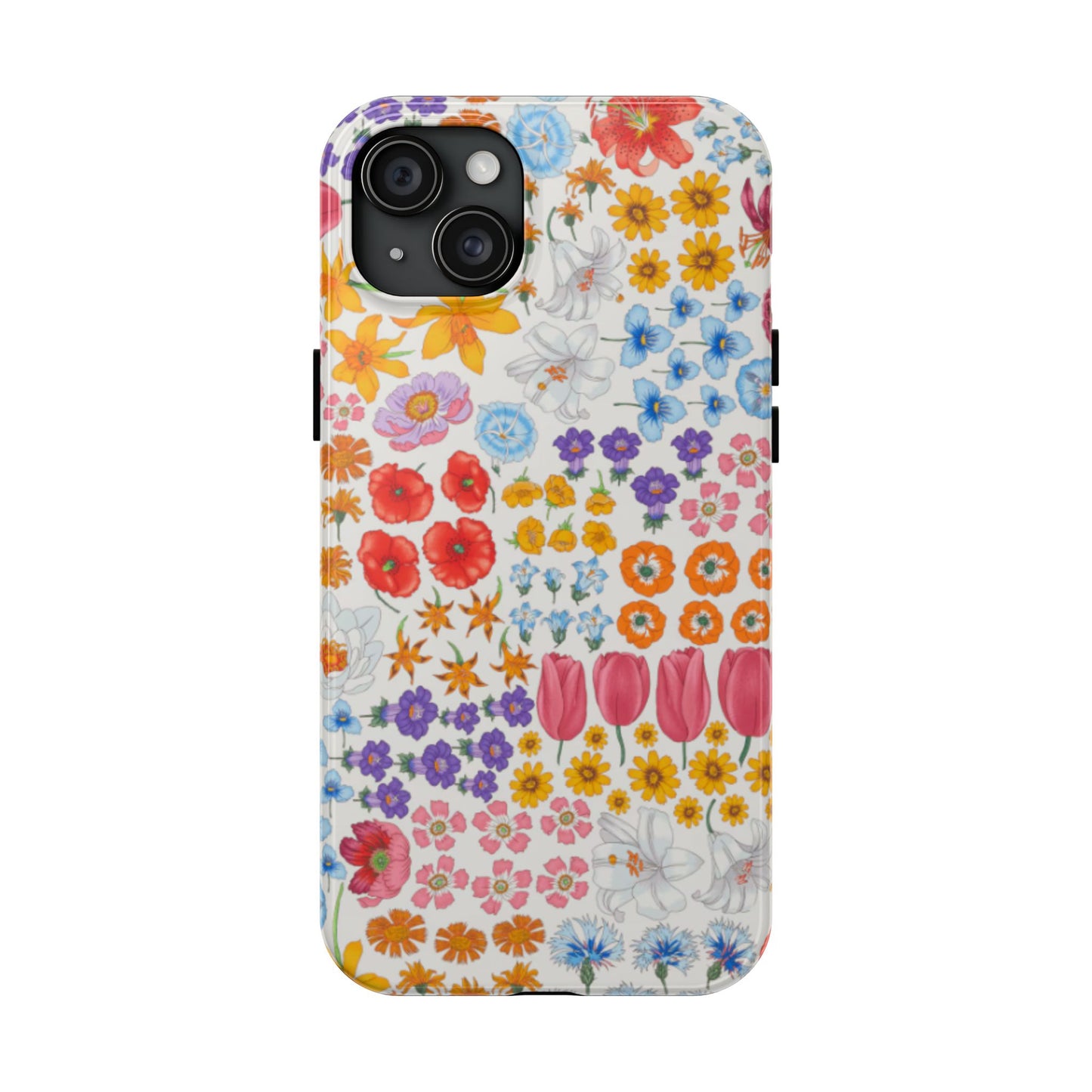 Vibrant Floral Tough Phone Case "Flora"- Durable Protection for Your Device