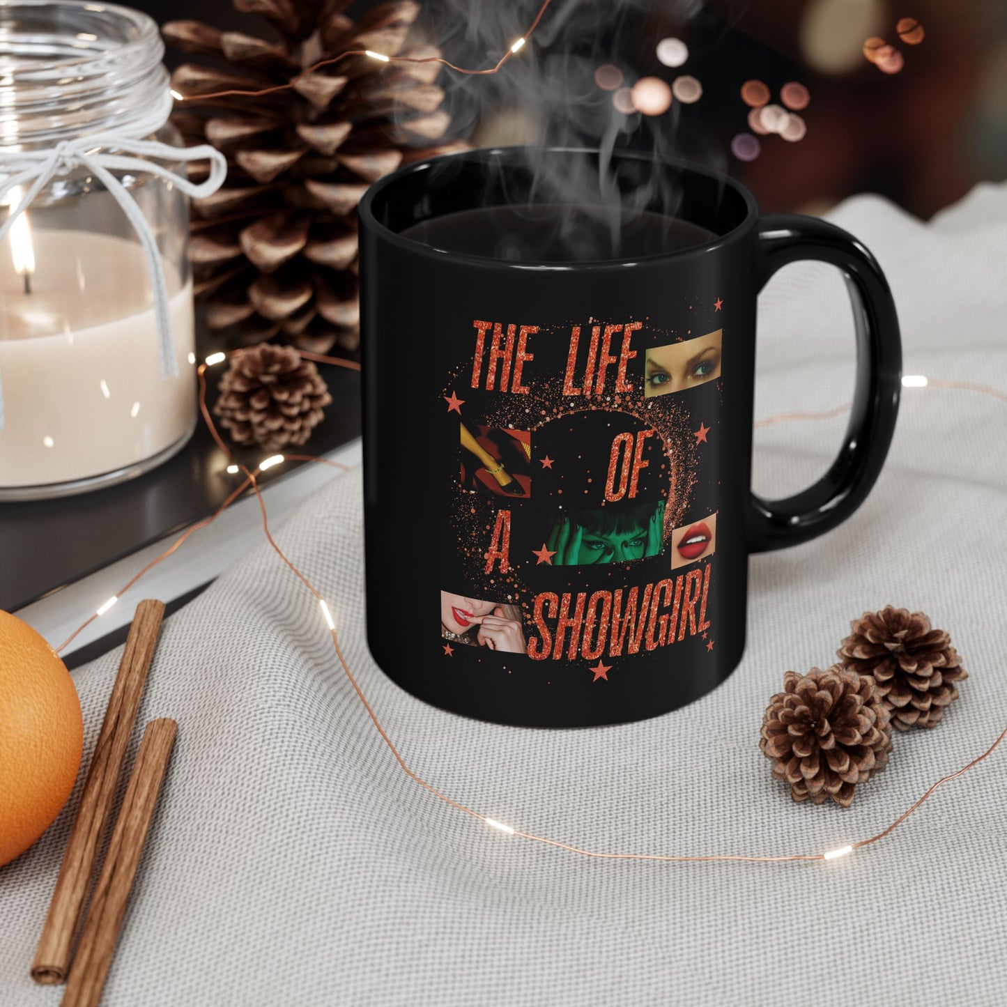 Showgirl Coffee Mug - Perfect for Music Lovers, Holiday Gifts, Home Decor, Unique Drinking Experience, Showbiz Enthusiasts