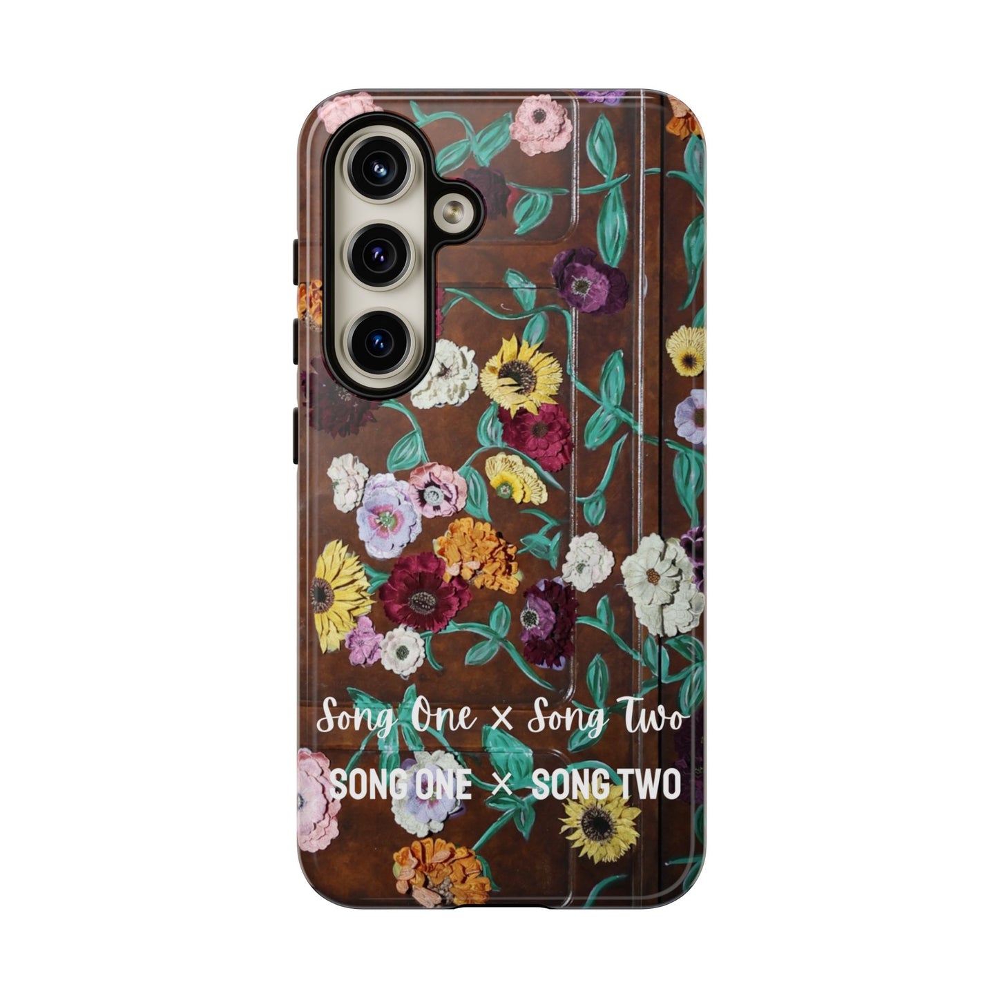 CUSTOMIZABLE with Surprise Song Titles - Surprise Song Floral Piano - Tough Cases