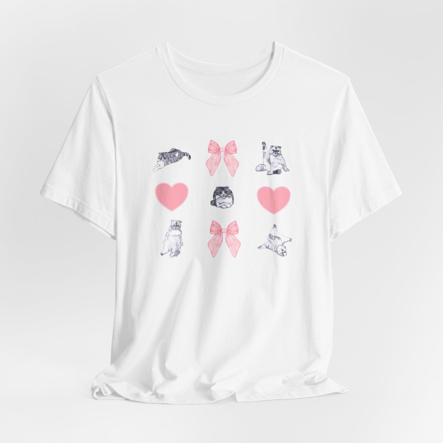 coquette cats - Unisex Jersey Short Sleeve Tee