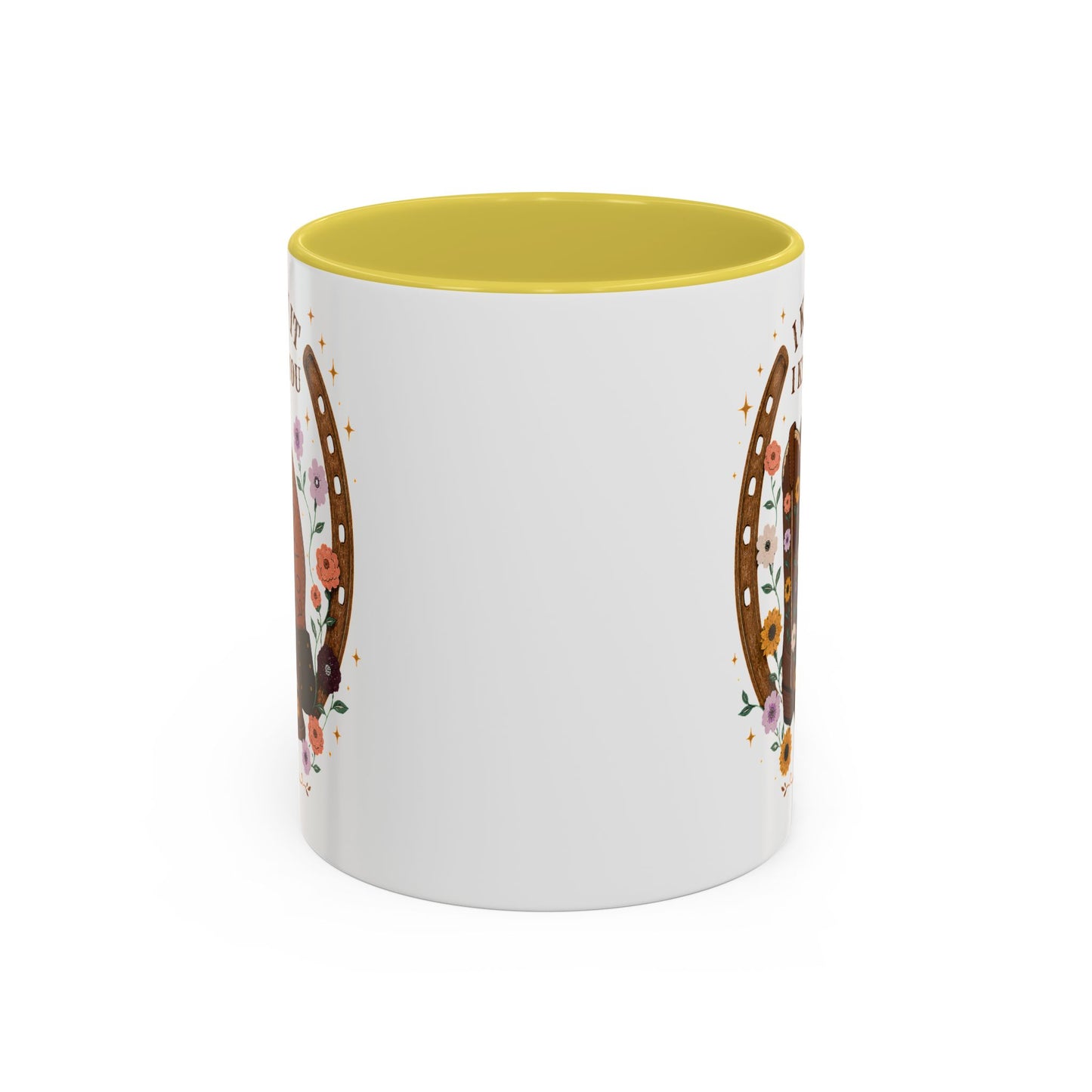 Cowgirl Boots Coffee Mug — "I Knew It I Knew You" Floral Personalized Mug (11oz)