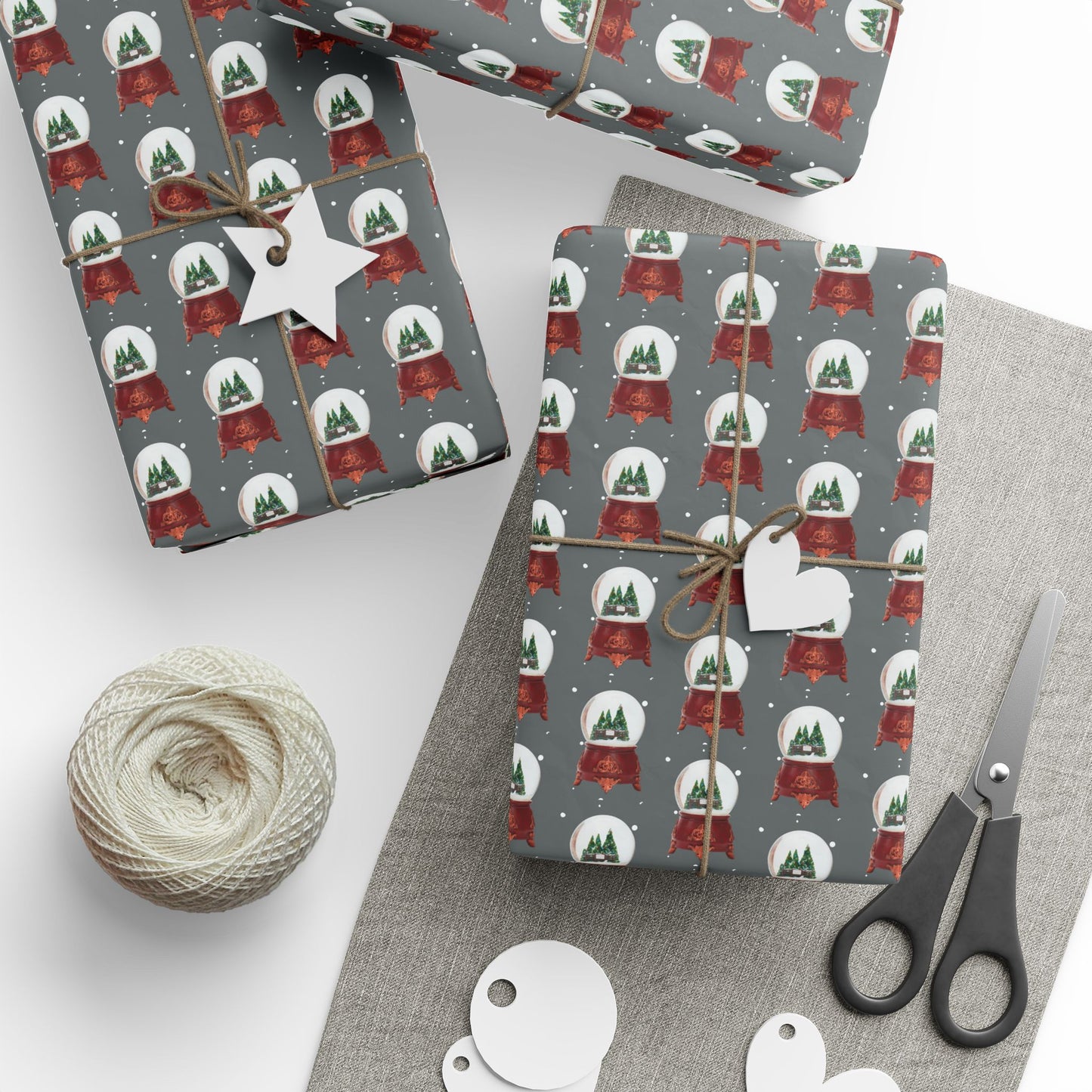 CTF Snow Globe Wrapping Paper