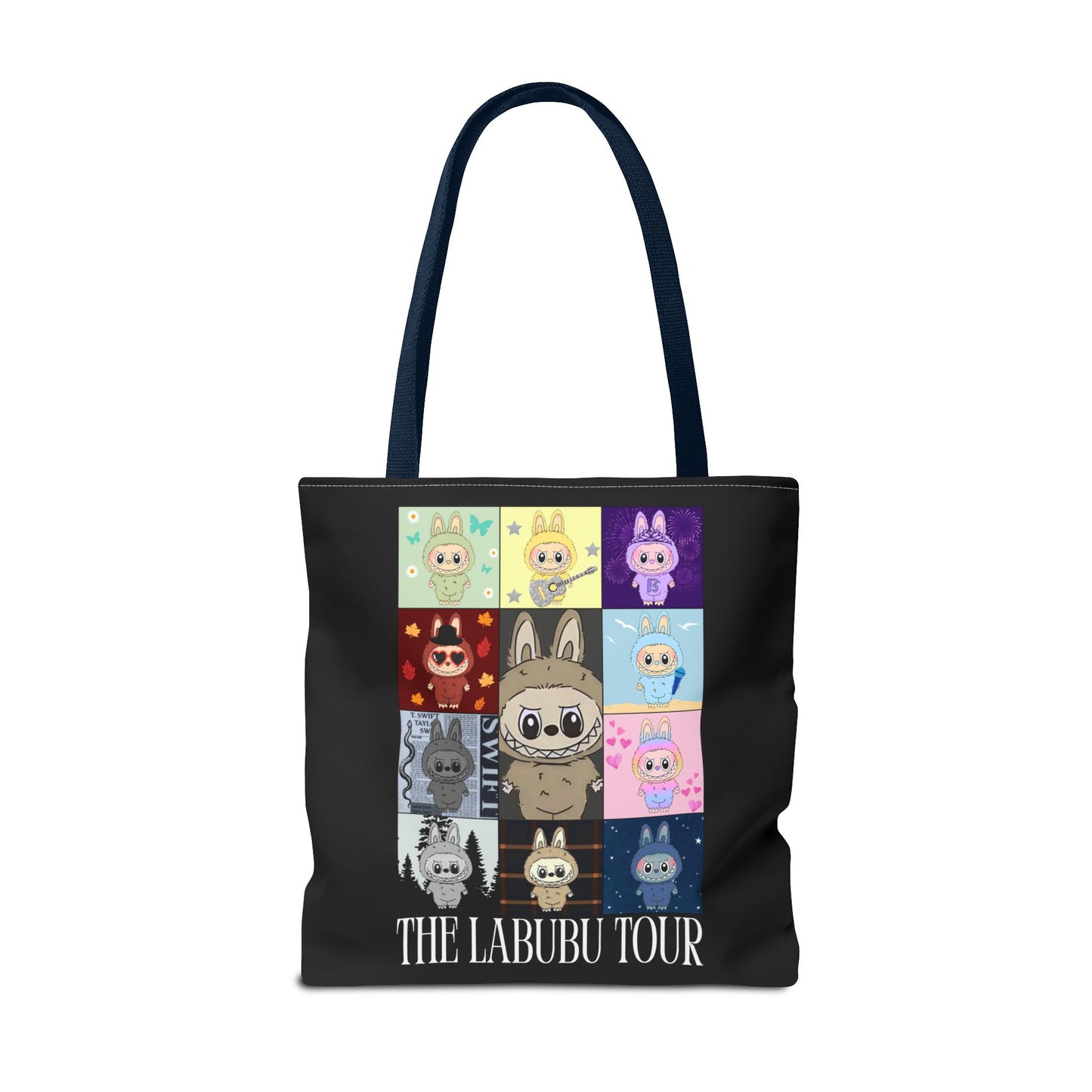 Cute Character Tour Tote Bag | Swiftie Gift | Cartoon Style, Anime Accessories, Gift for Kids, Everyday Use, Eco-Friendly Shopping