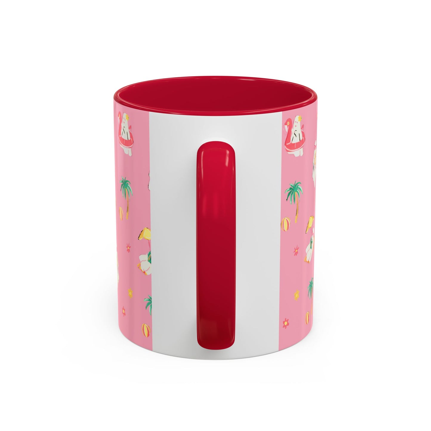Pink Summerween Ghostie Mugs - Fun Gift, Beach Decor, Unique Coffee Cup, Cute Summer Drinkware, Perfect for Summer