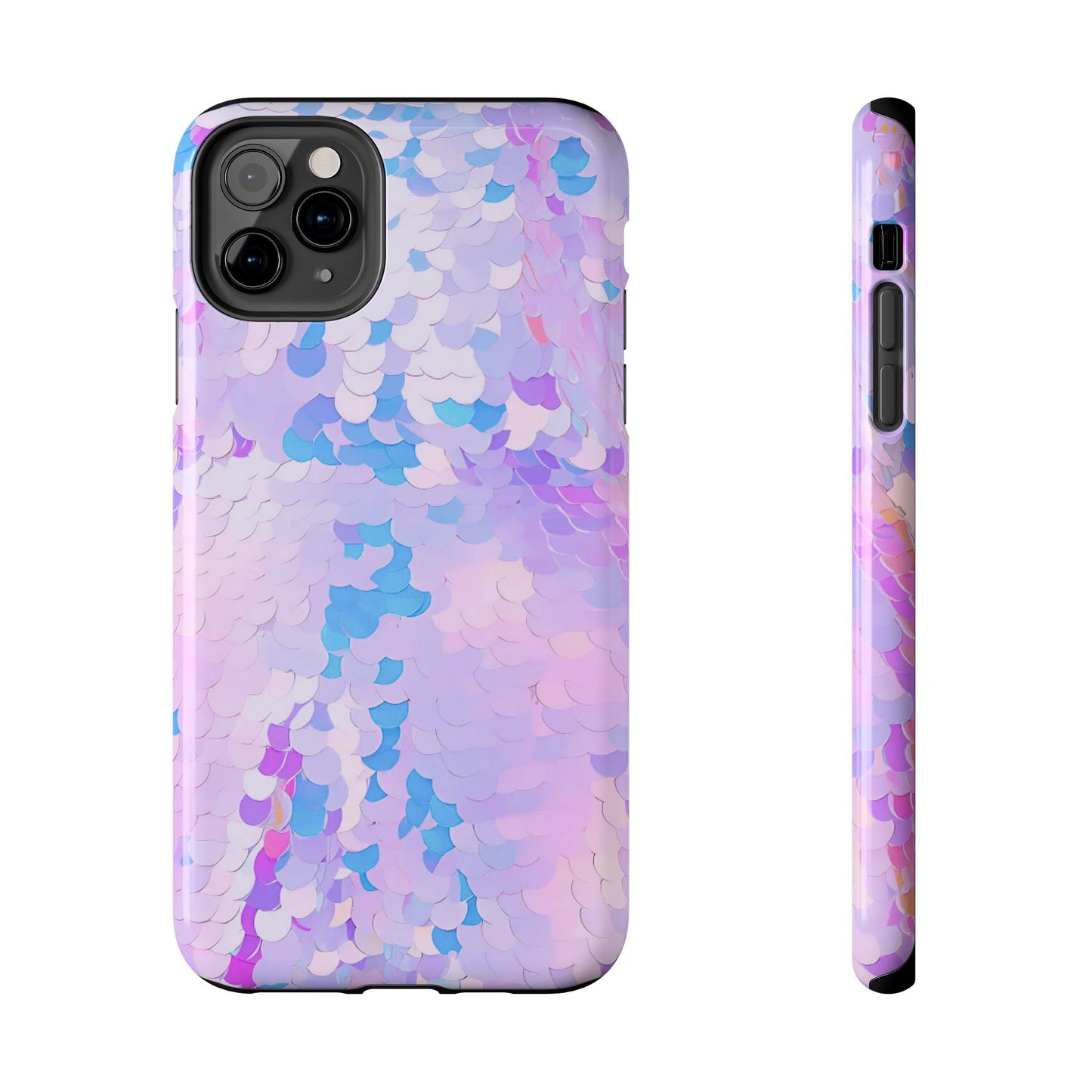 Colorful Sequin Romper Tough Phone Case - Stylish Protection for Your Device
