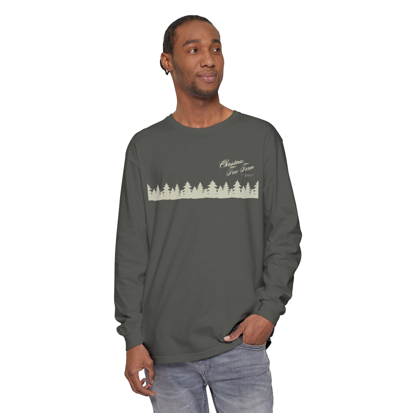 tree farm Unisex Comfort Colors Long Sleeve T-Shirt