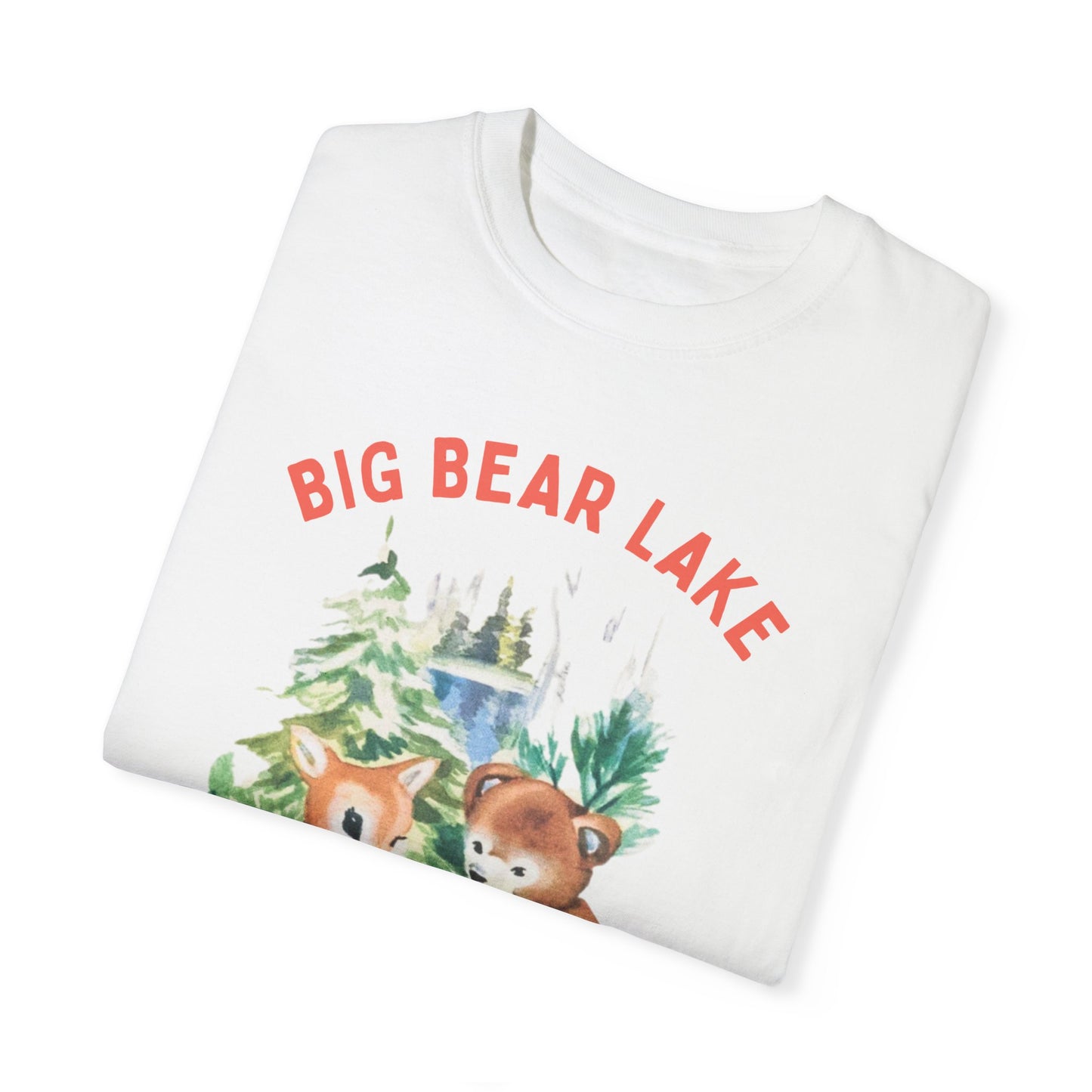 Big Bear Lake Unisex Garment-Dyed T-shirt