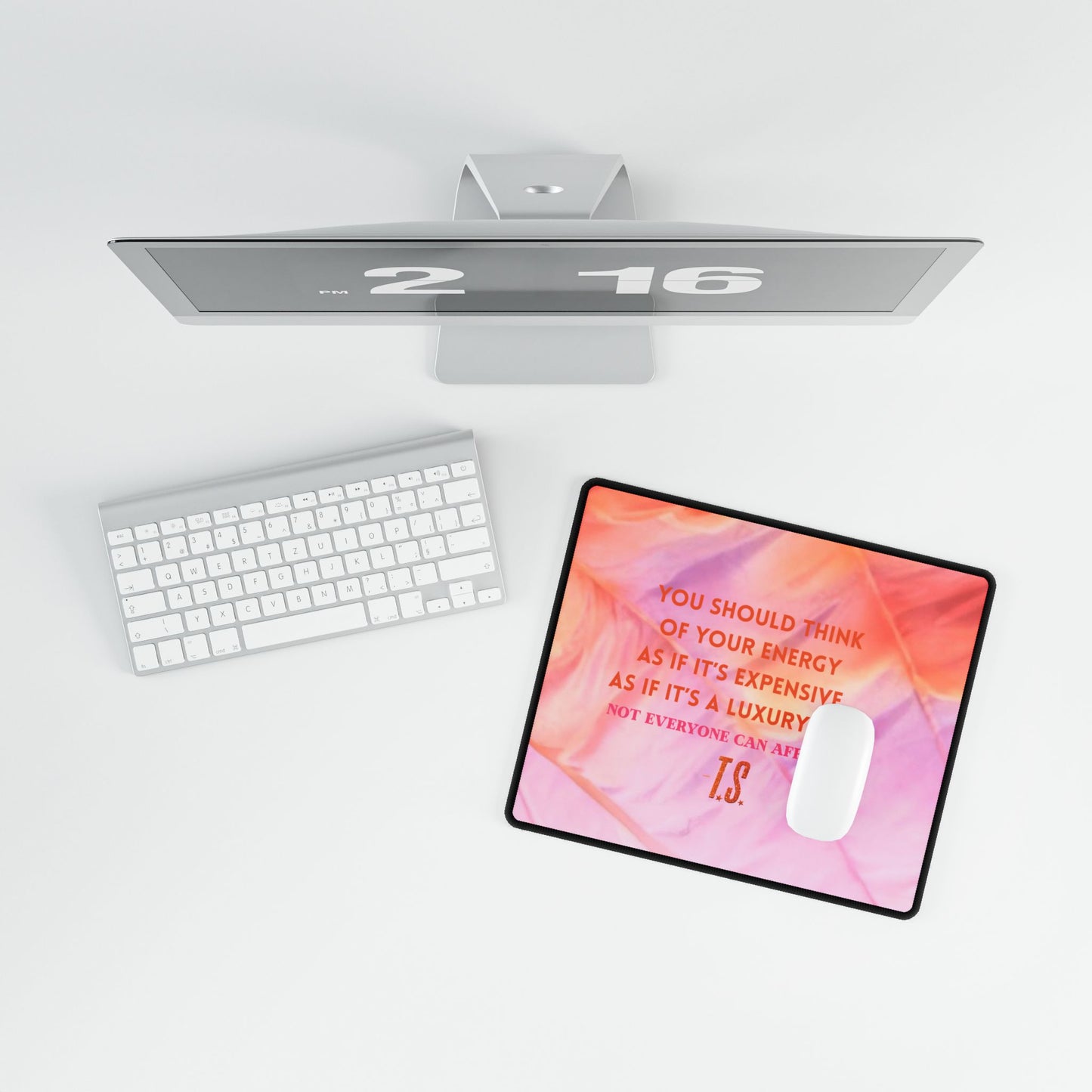 Luxury Energy Desk Mats for Home Office, Desk Accessories, Motivational Gifts, Creative Workspace, Unique Desk Decor