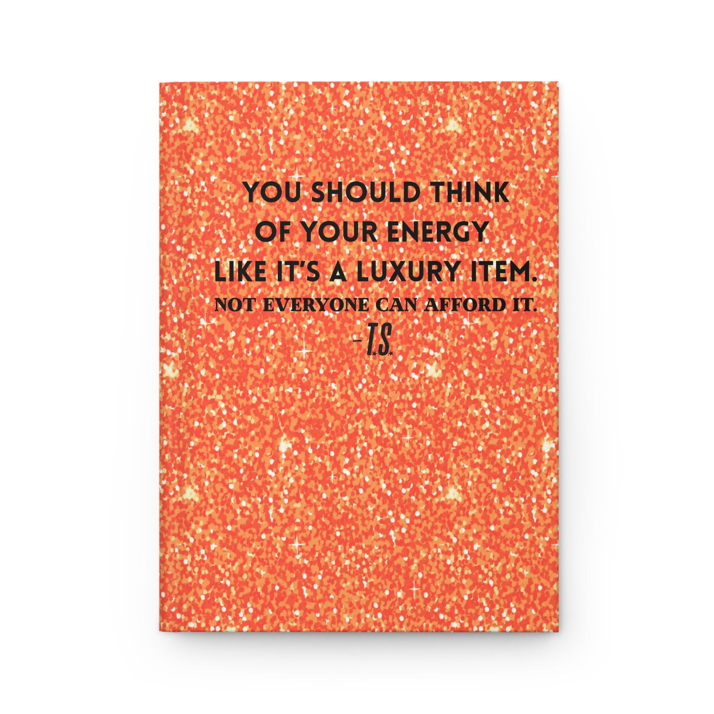Luxury Energy Hardcover Journal | Inspirational Notebook for Writers, Motivational Gift, Daily Planner, Self-Care Journal, Affirmation Book