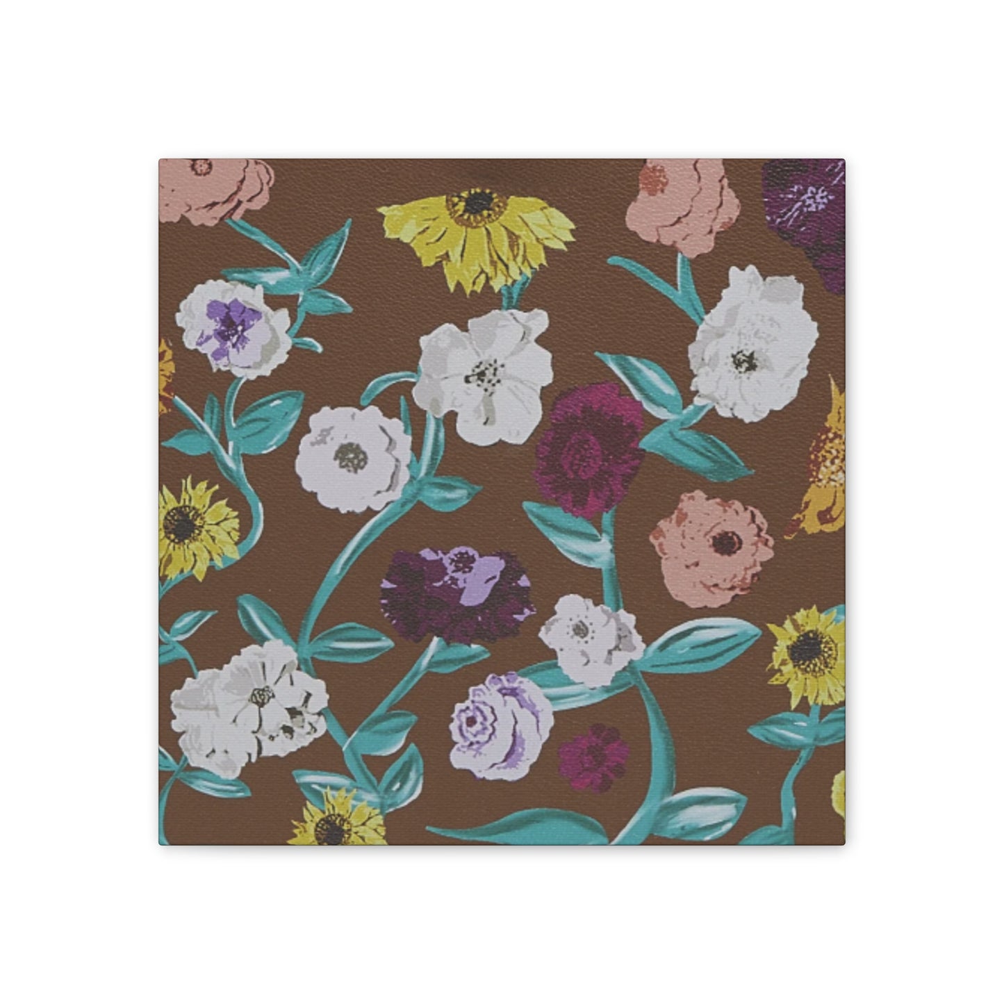 Surprise Song Piano Flowers - Vinyl Case Inspired - Canvas Wall Art