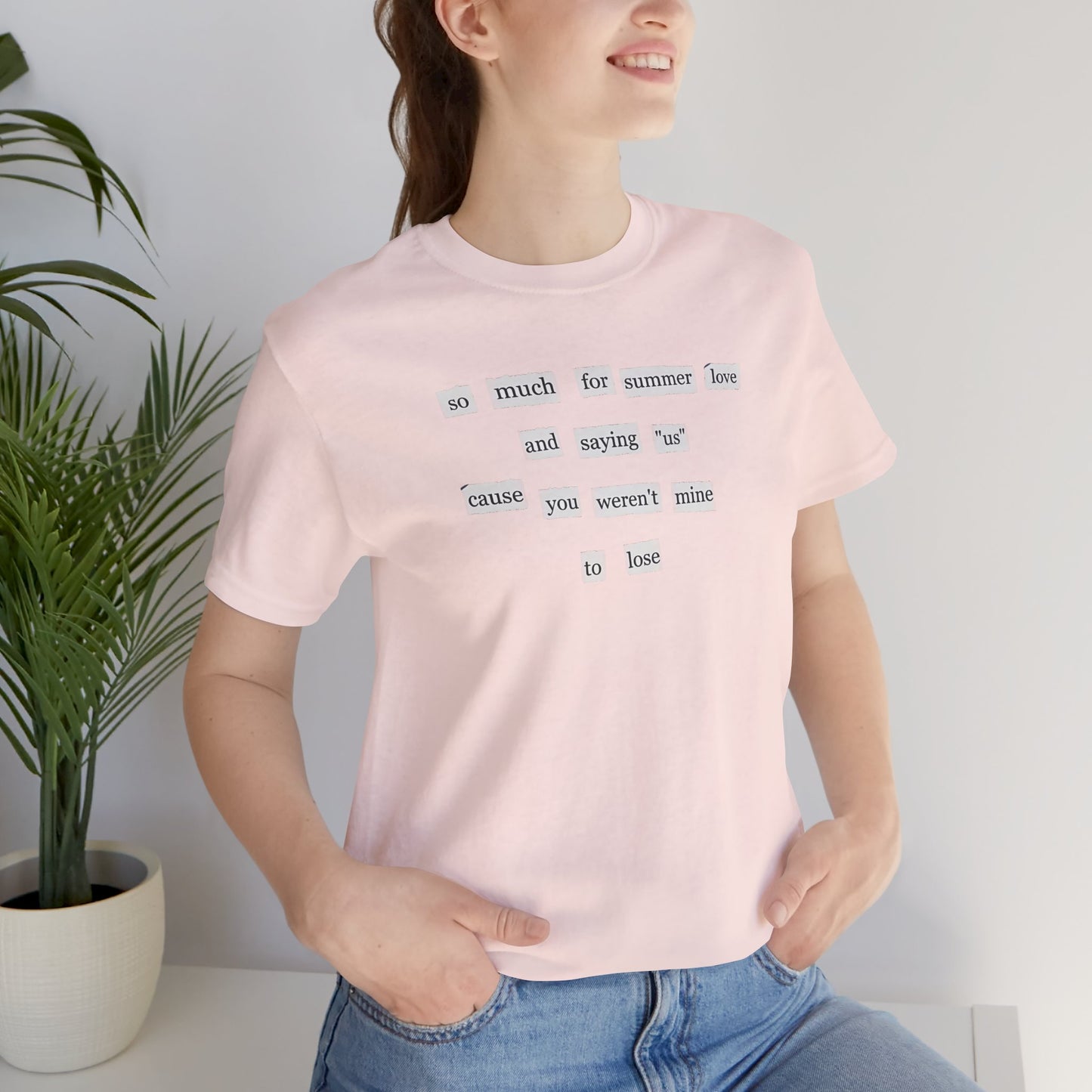 So Much for Summer Love Bella Canvas Unisex Tee, Perfect Gift for Swifties, Trendy Summer Wear, Soft Cotton T-Shirt, Positive Vibe Apparel