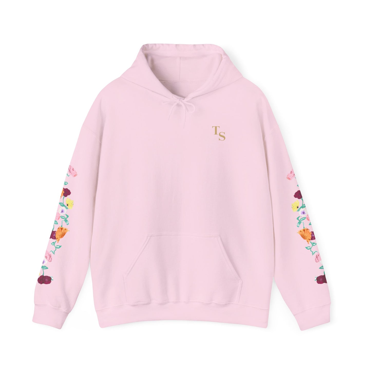 Acoustic Piano Floral Sleeve Hoodie