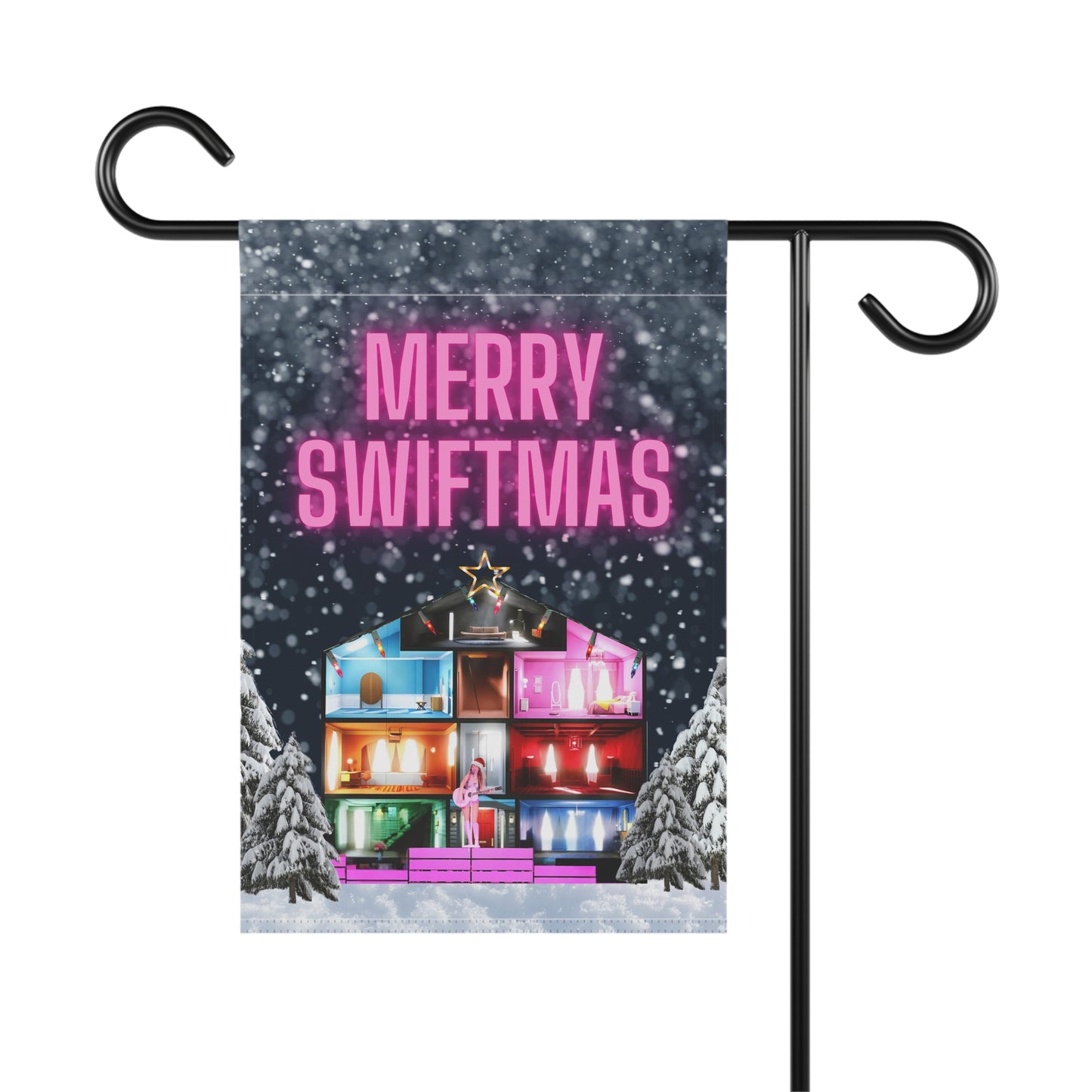 Festive Swiftmas Garden Banner